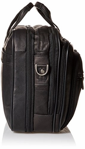 Heritage Double Gusset Top Zip Ez Scan Computer Case, Black, One Size