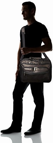 Heritage Double Gusset Top Zip Ez Scan Computer Case, Black, One Size
