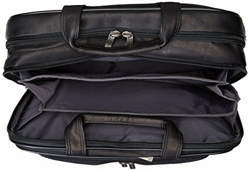 Heritage Double Gusset Top Zip Ez Scan Computer Case, Black, One Size