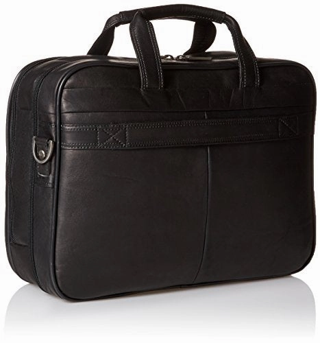 Heritage Double Gusset Top Zip Ez Scan Computer Case, Black, One Size