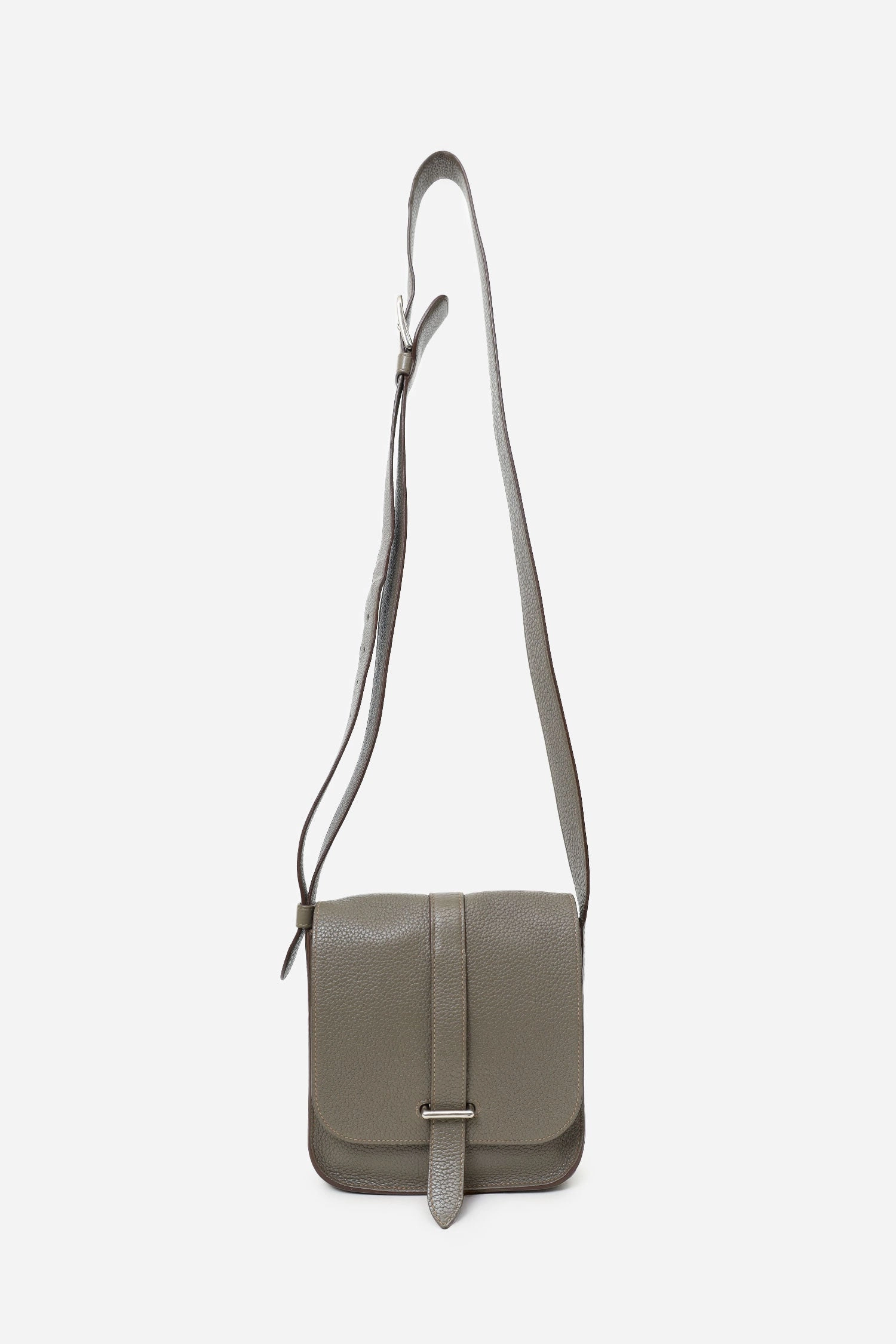 Hermes 2012 toupe Clemence Steve Steve Pochette PM Crossbody (As Is)