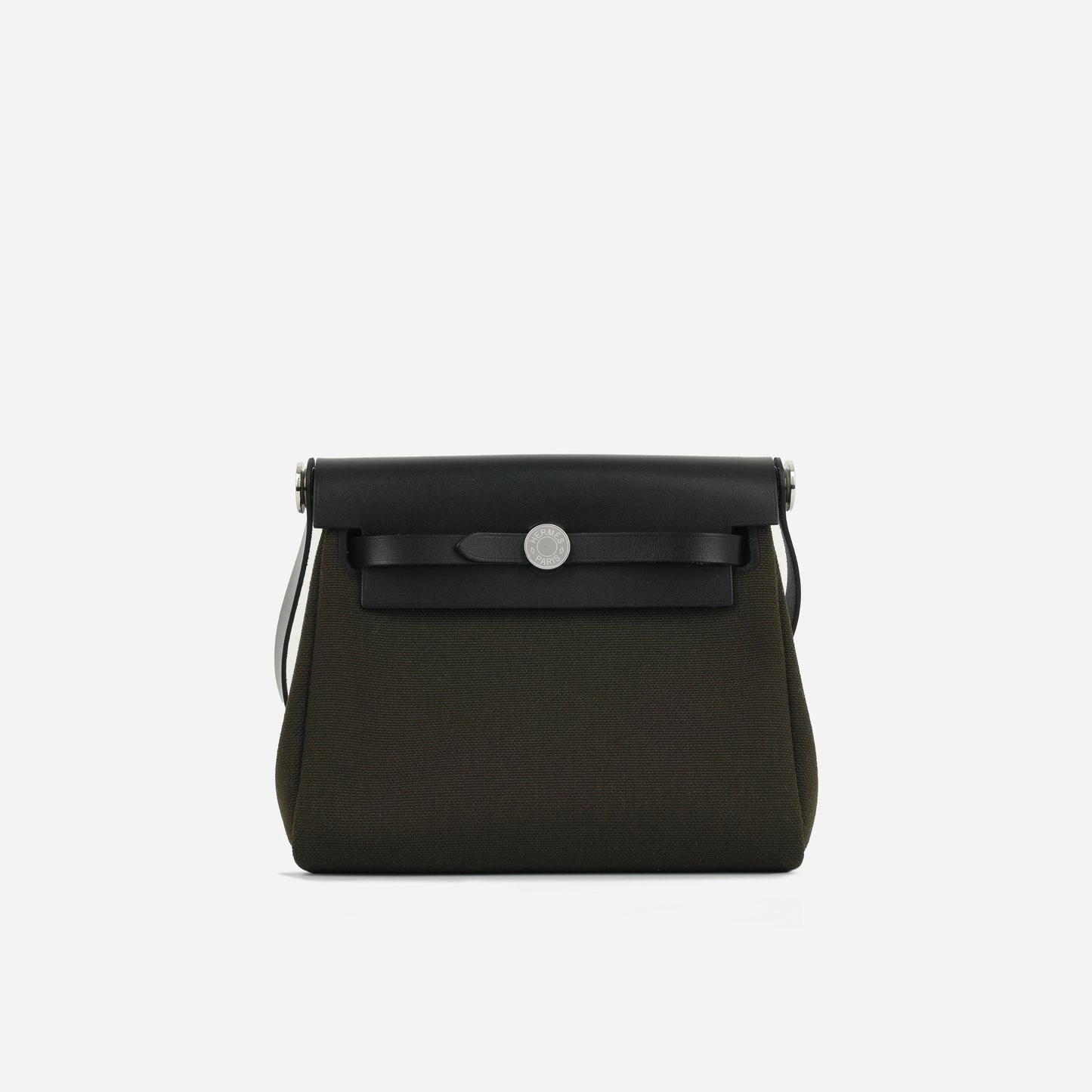Hermes - Herbag 20 - Dark Bronze Canvas / Noir Hunter PHW - 2024 - Brand New