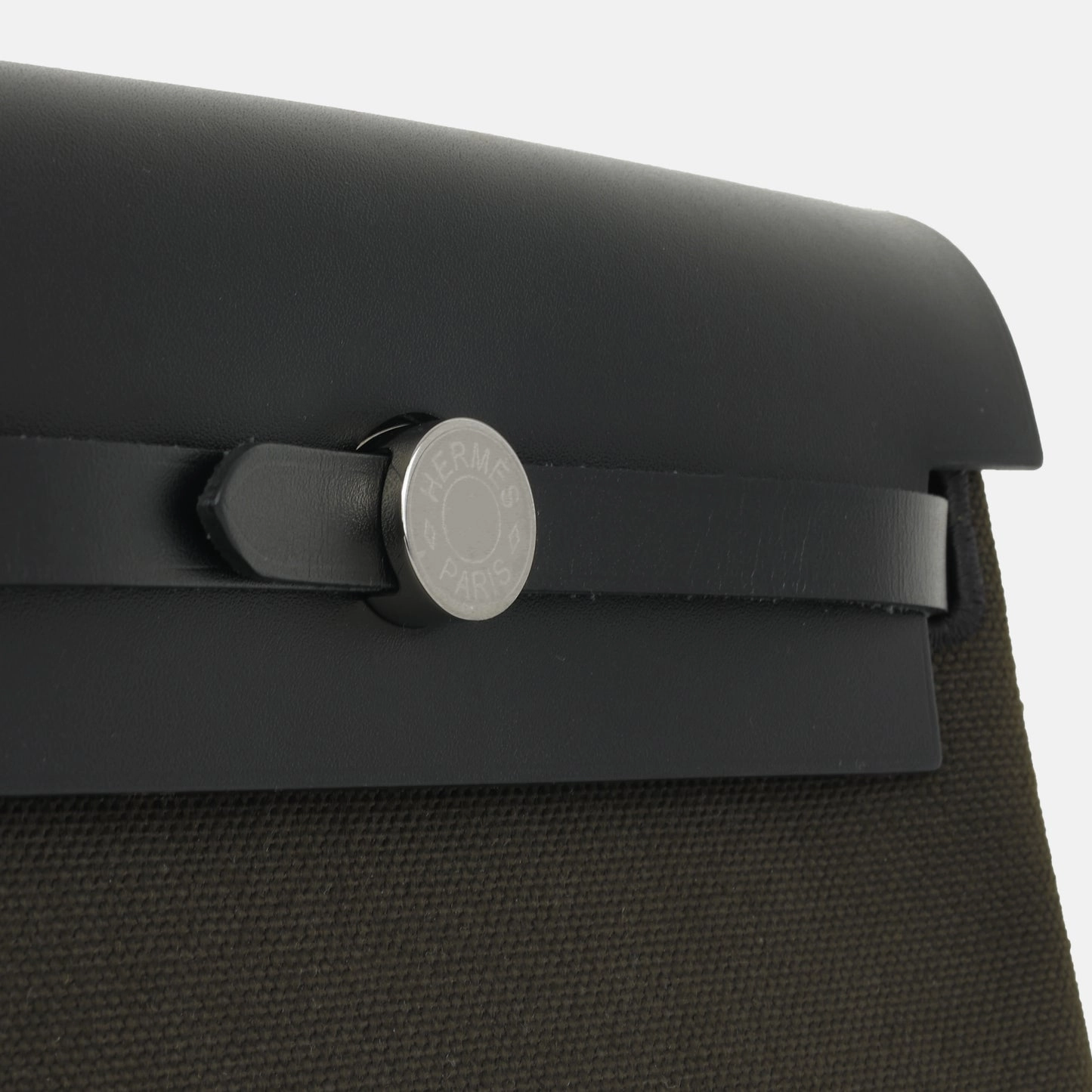 Hermes - Herbag 20 - Dark Bronze Canvas / Noir Hunter PHW - 2024 - Brand New