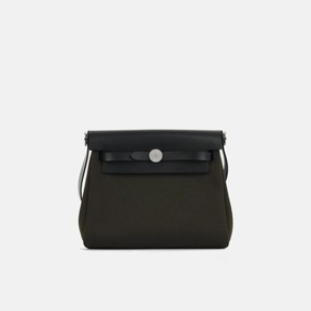 Hermes - Herbag 20 - Dark Bronze Canvas / Noir Hunter PHW - 2024 - Brand New