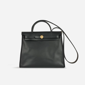 Hermes - Herbag 31 - Noir Berline Toile GHW - 2022 - Pre-Loved
