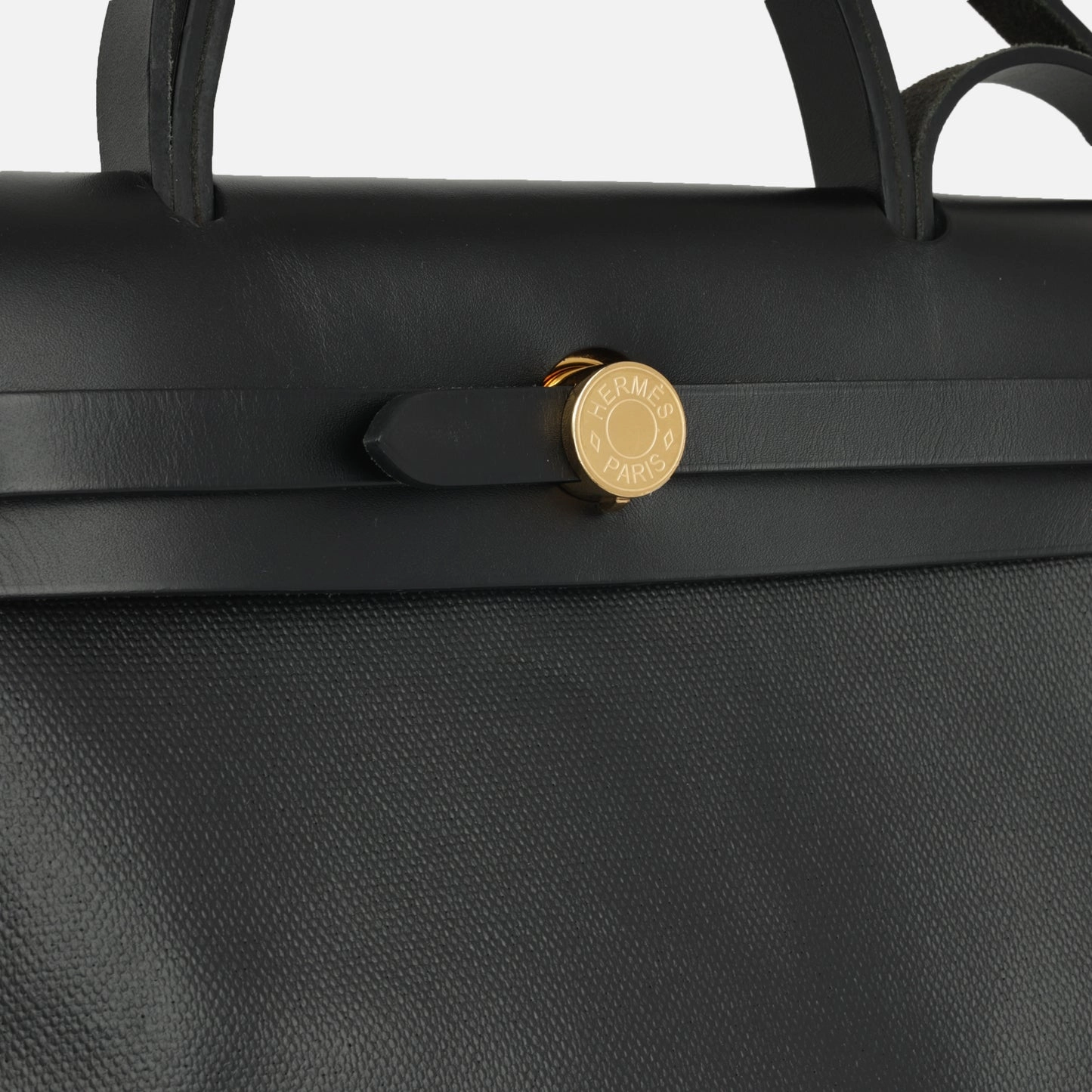 Hermes - Herbag 31 - Noir Berline Toile GHW - 2022 - Pre-Loved