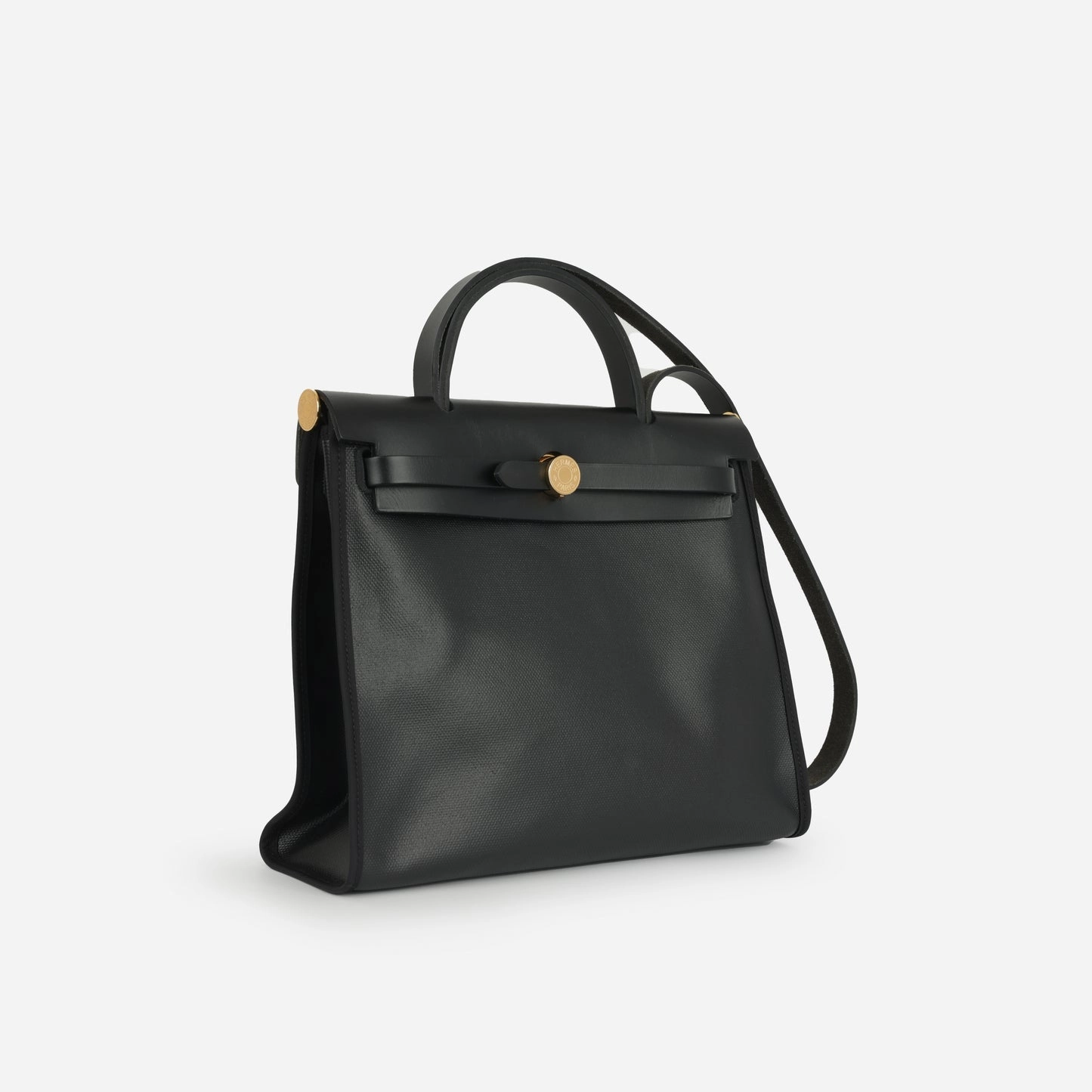 Hermes - Herbag 31 - Noir Berline Toile GHW - 2022 - Pre-Loved