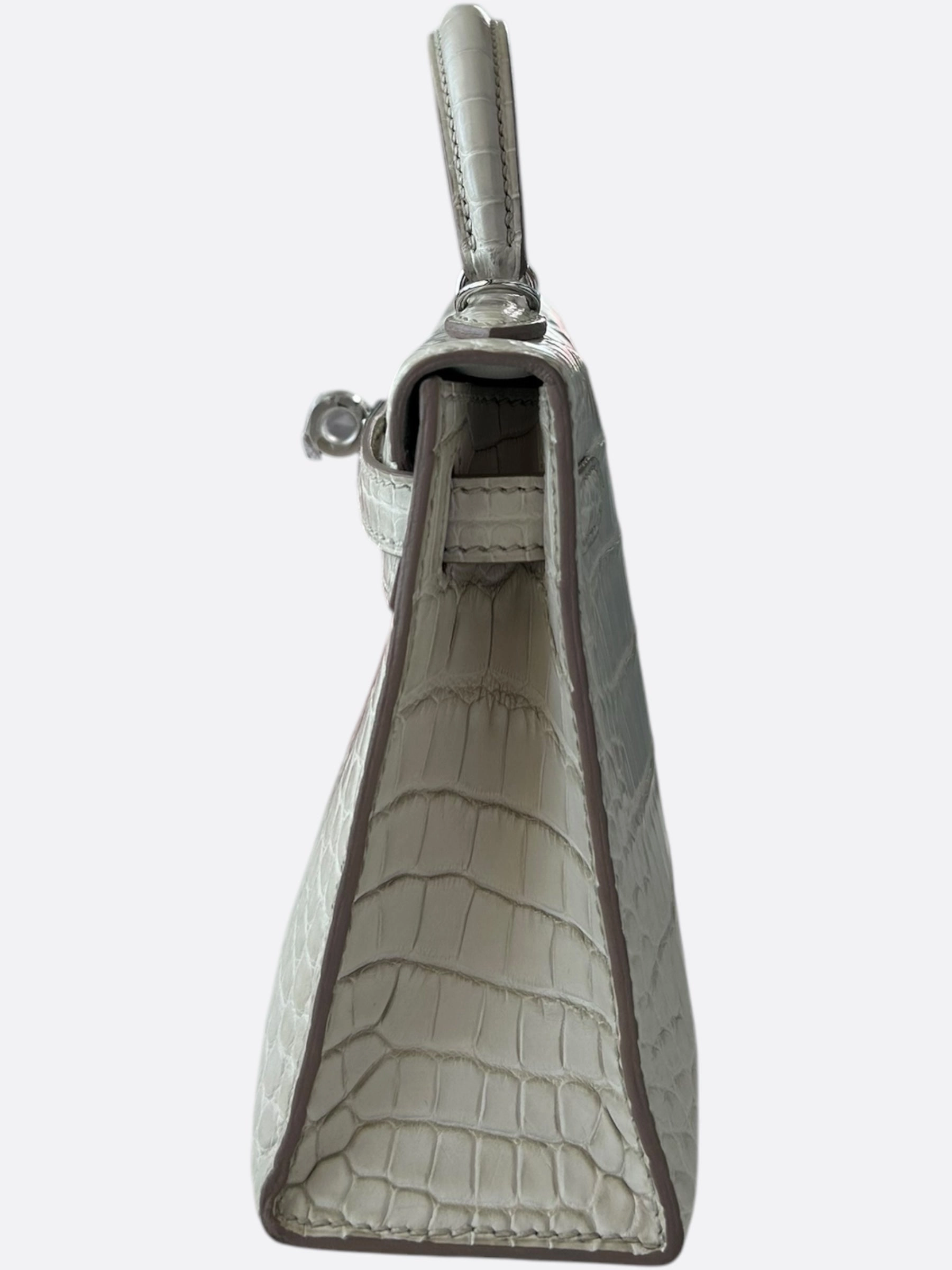 Hermes Beton Alligator Mini Kelly 20