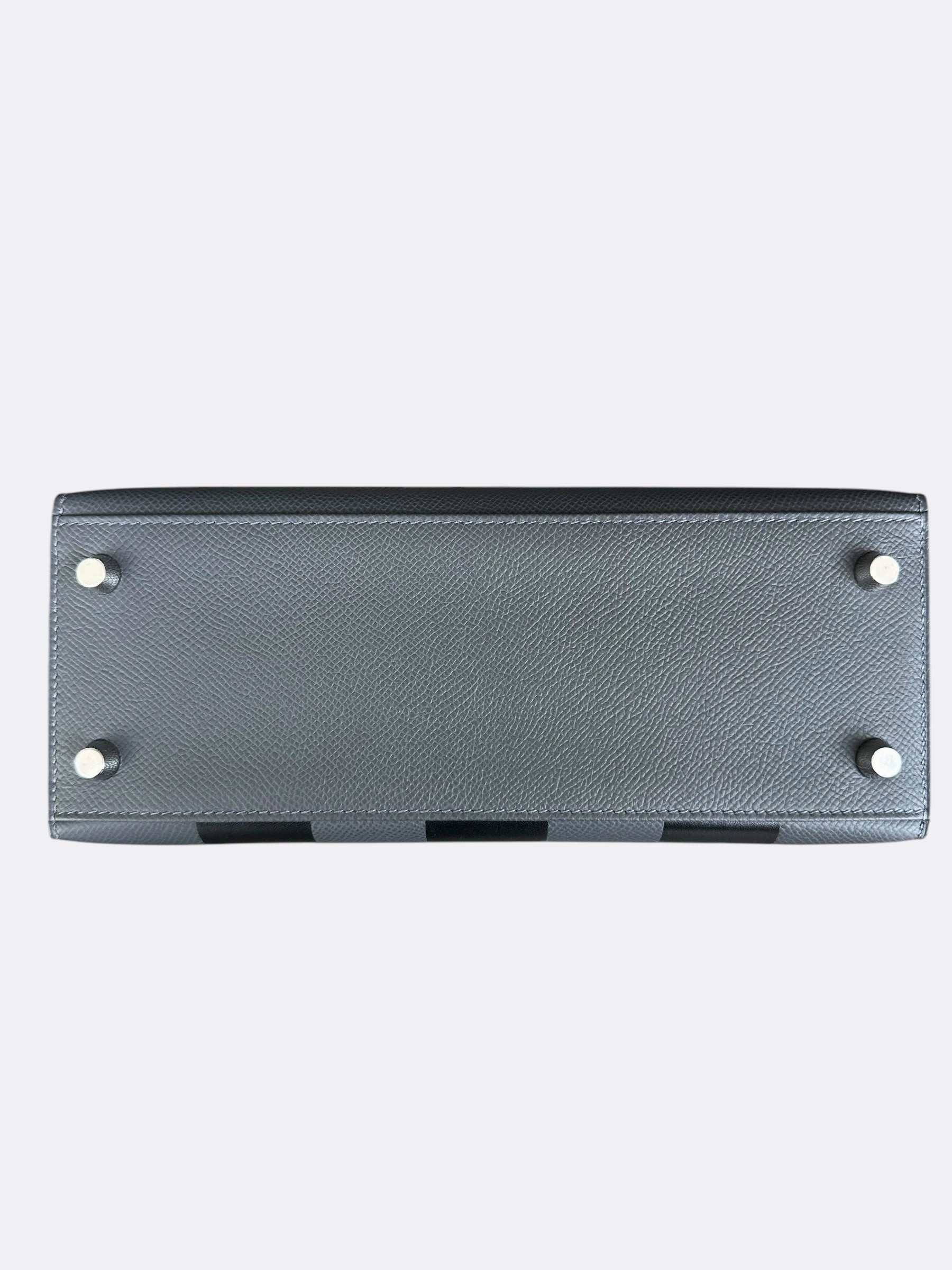 Hermes Black & White Stars Kelly 25