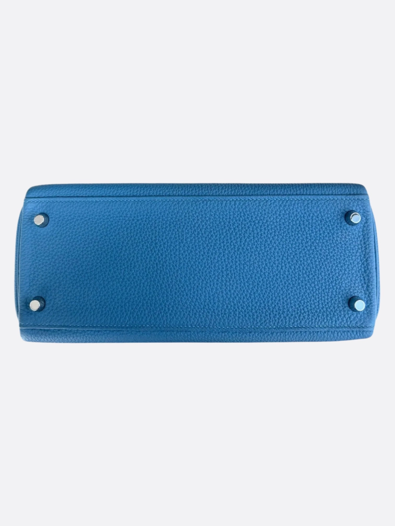 Hermes Blue Azure Togo Kelly 28