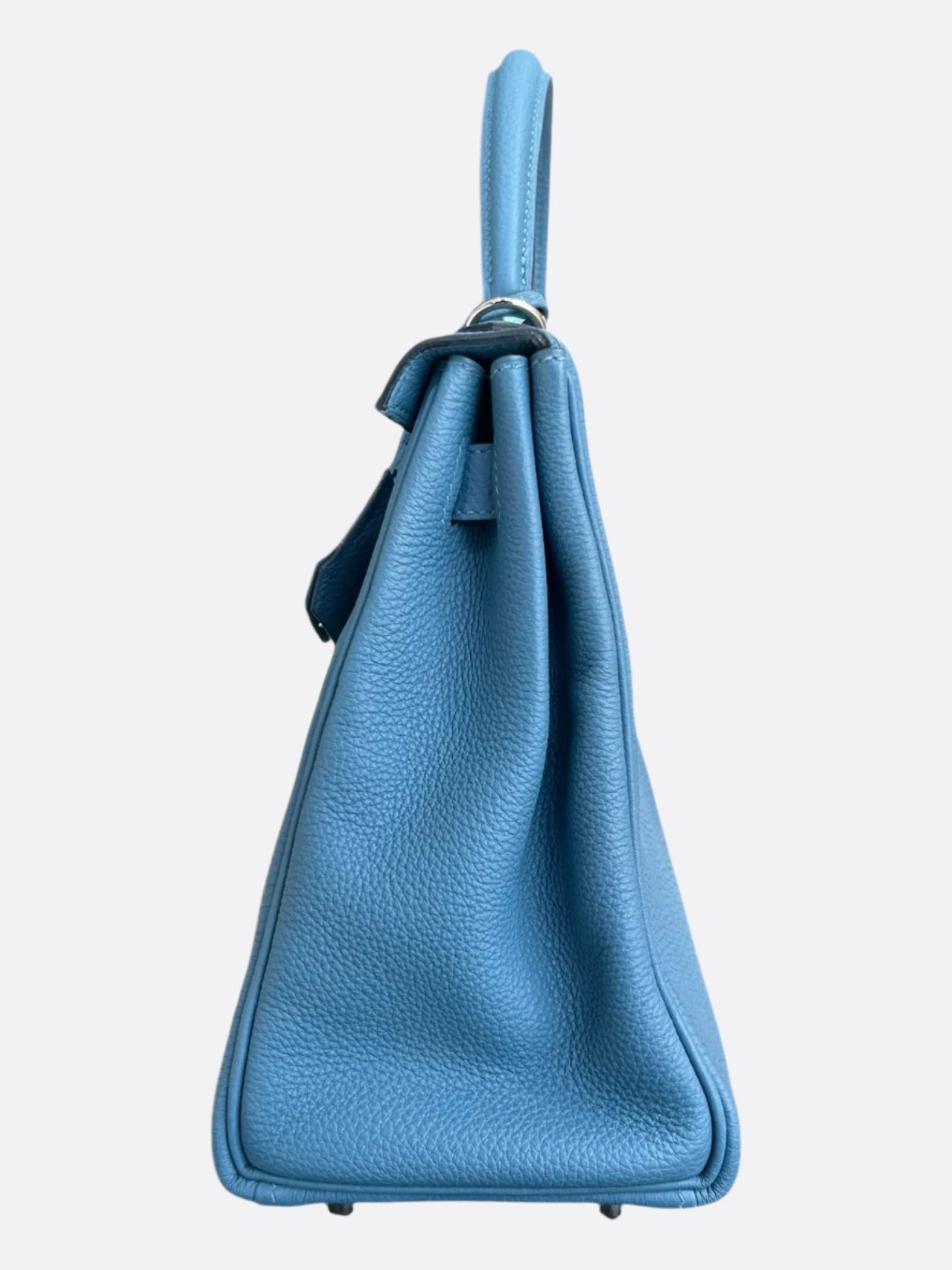 Hermes Blue Azure Togo Kelly 28