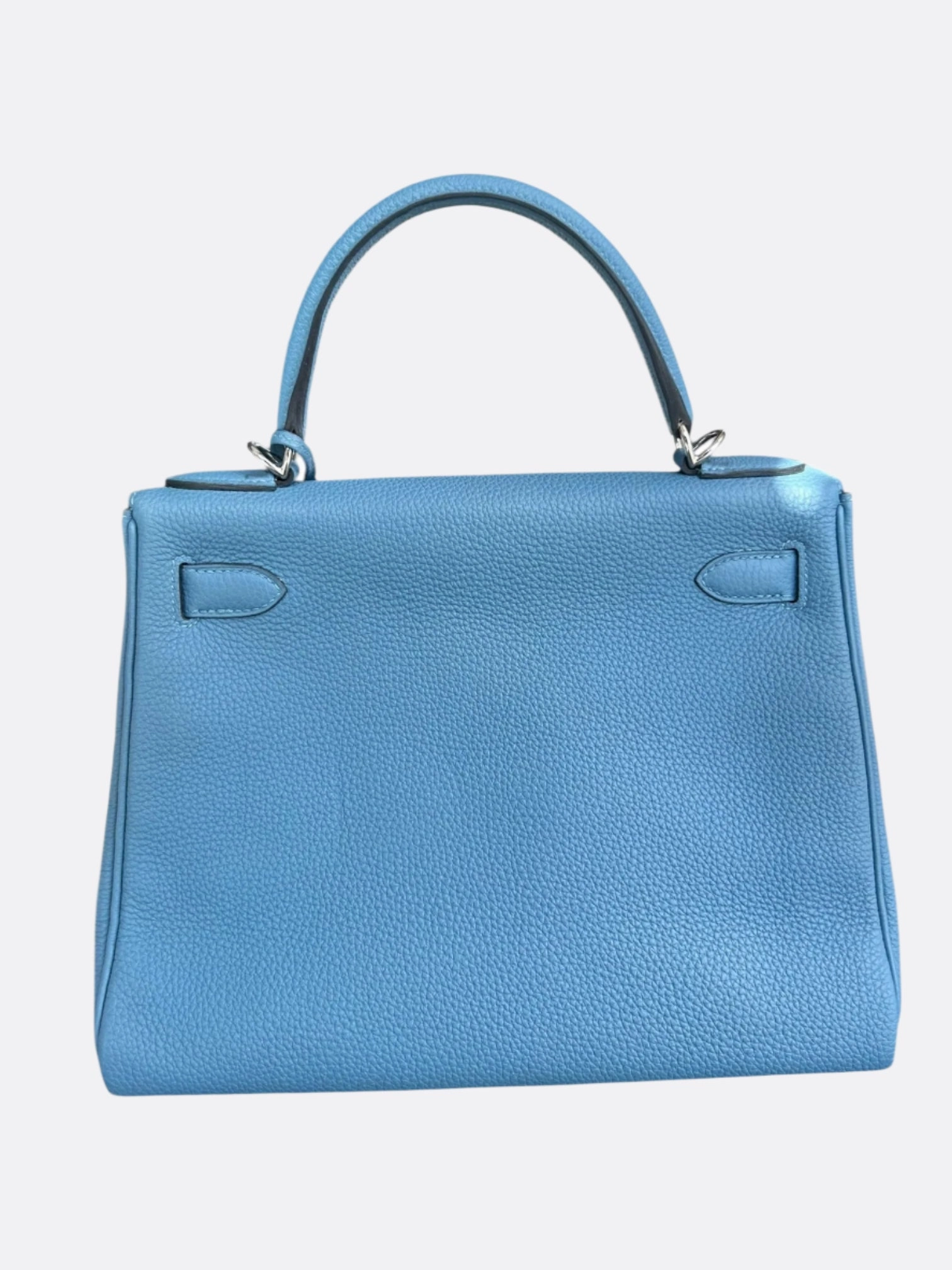 Hermes Blue Azure Togo Kelly 28