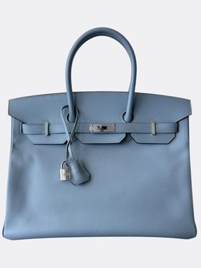 Hermes Blue Epsom Birkin 30