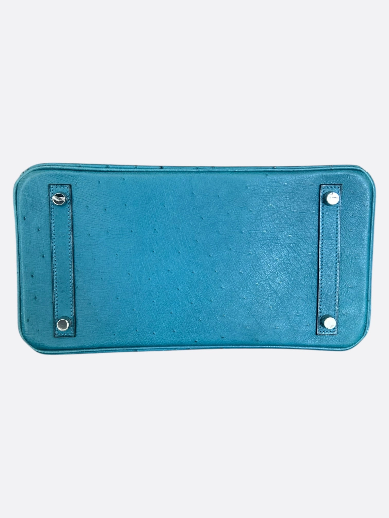 Hermes Blue Ostrich Birkin 30