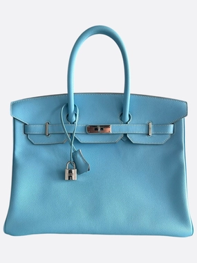Hermes Blue Togo Birkin 35
