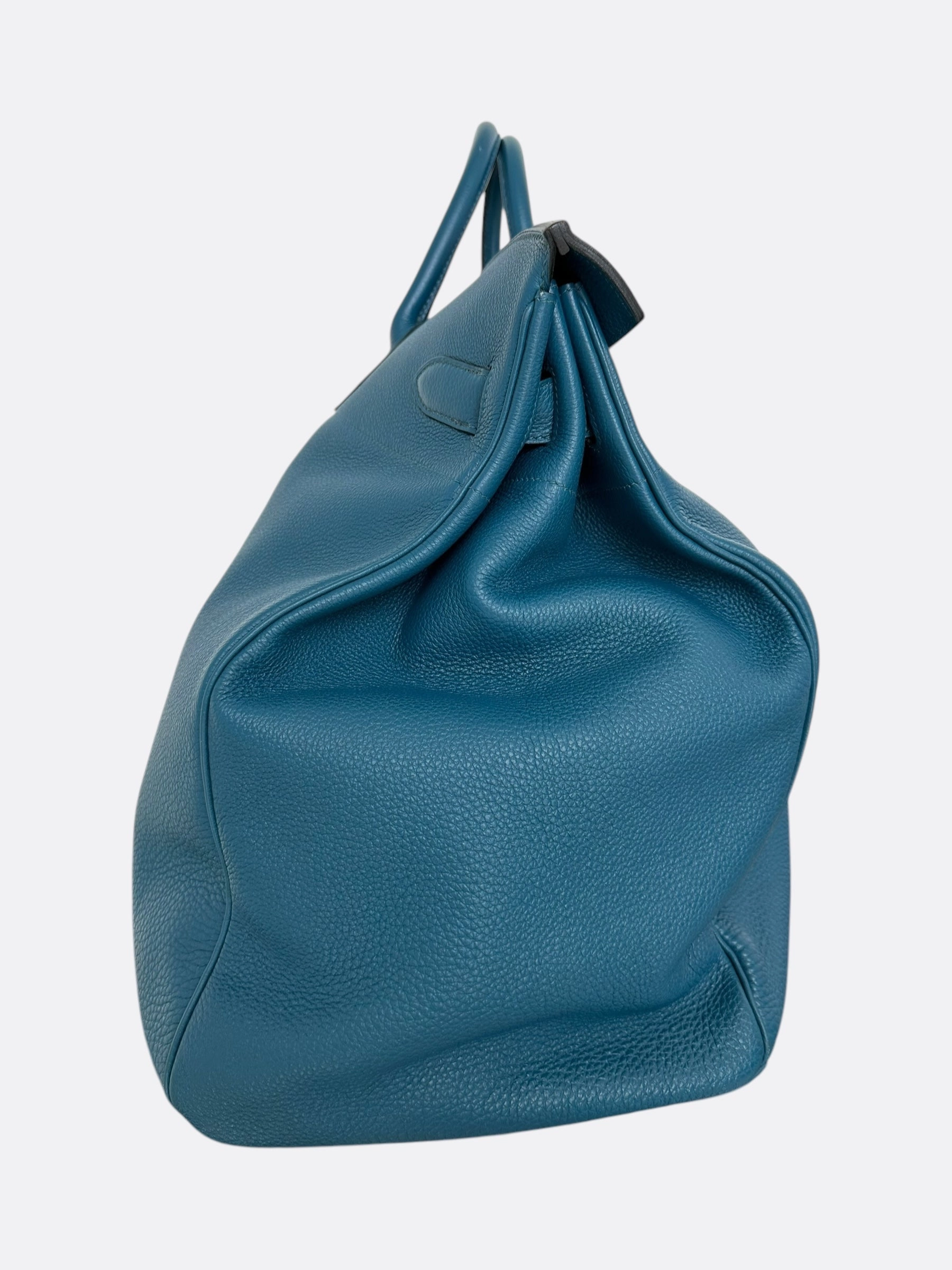 Hermes Blue Togo HAC Birkin 50