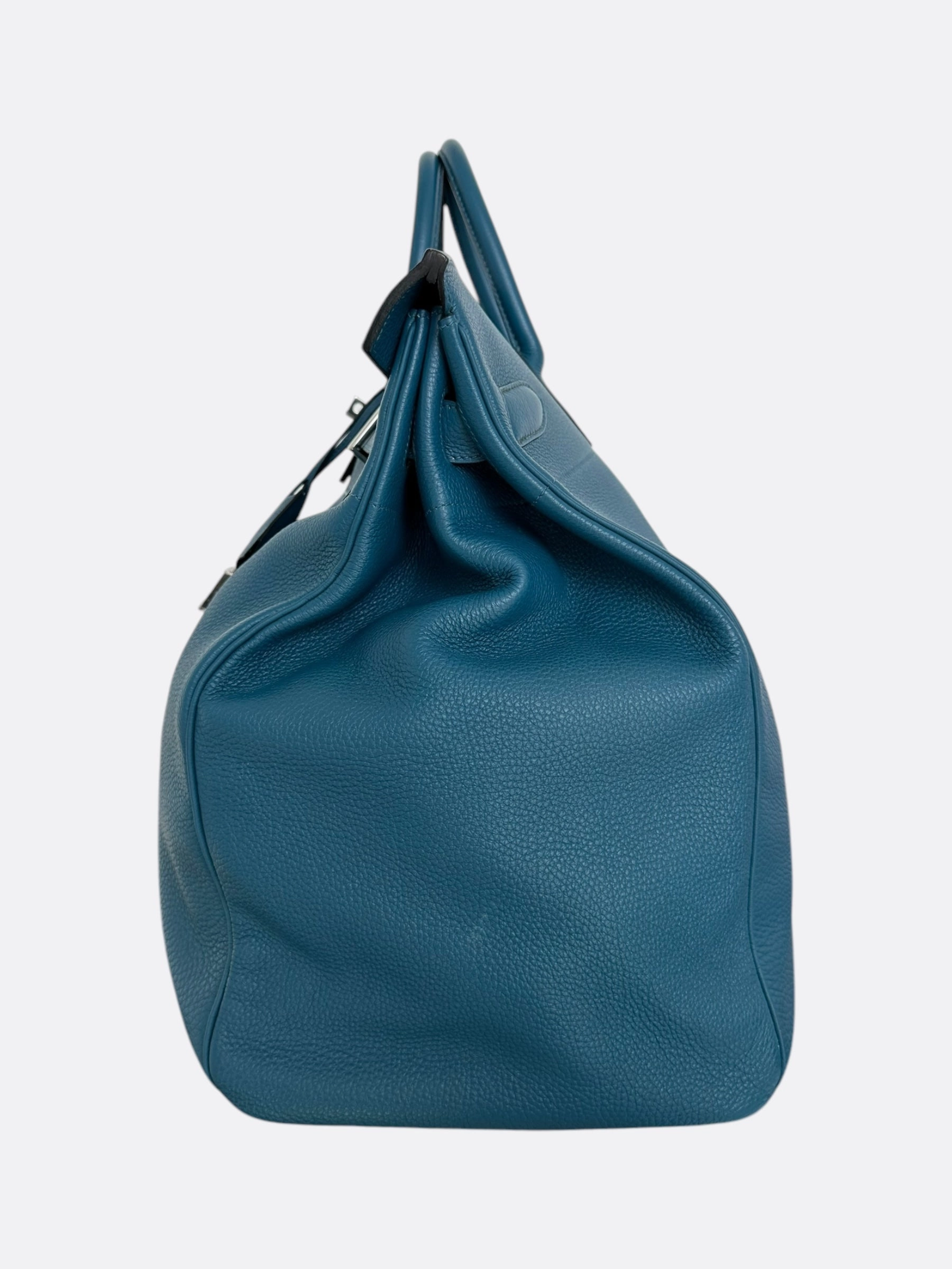 Hermes Blue Togo HAC Birkin 50