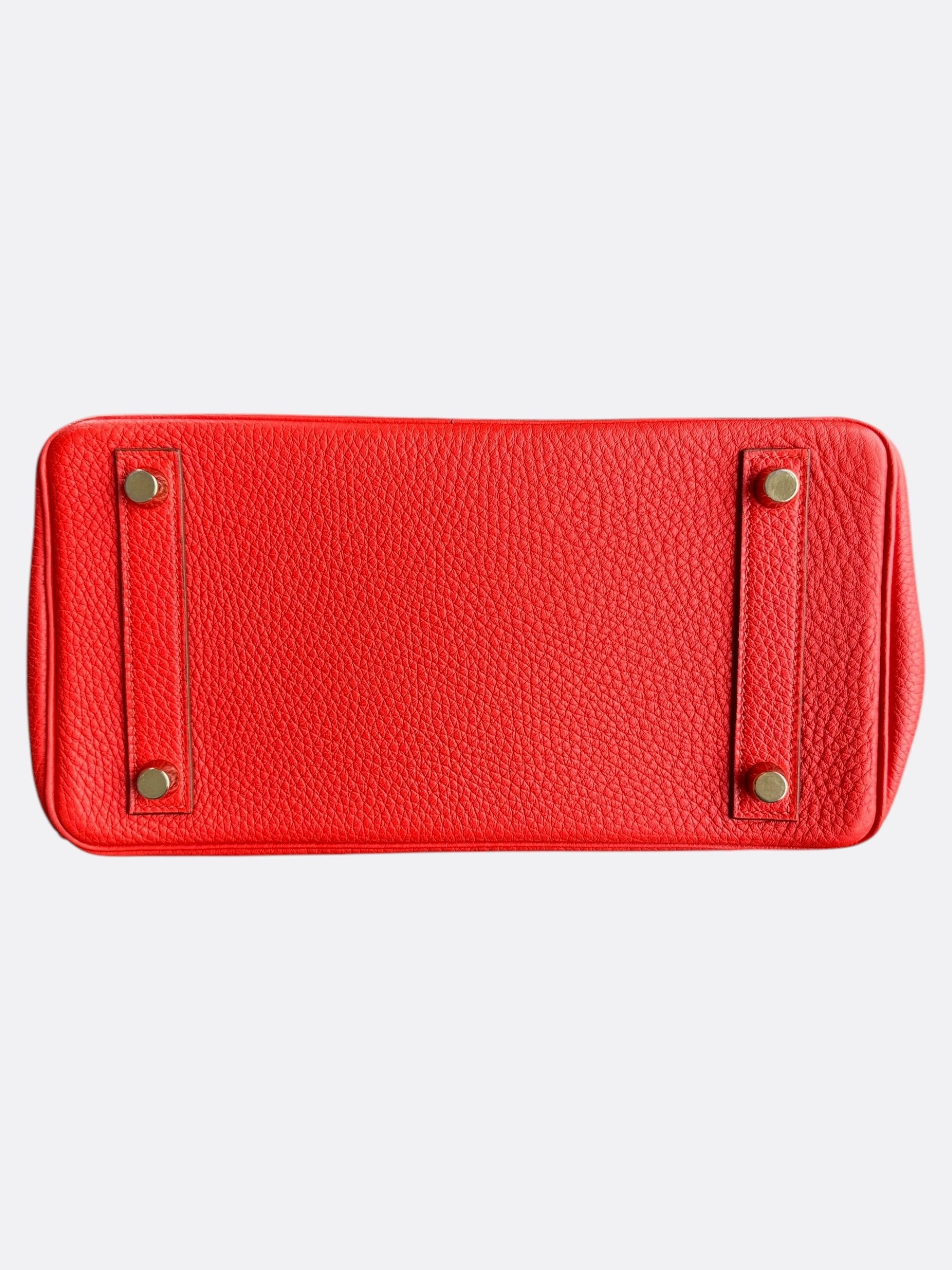 Hermes Capucines Red Togo Birkin 25