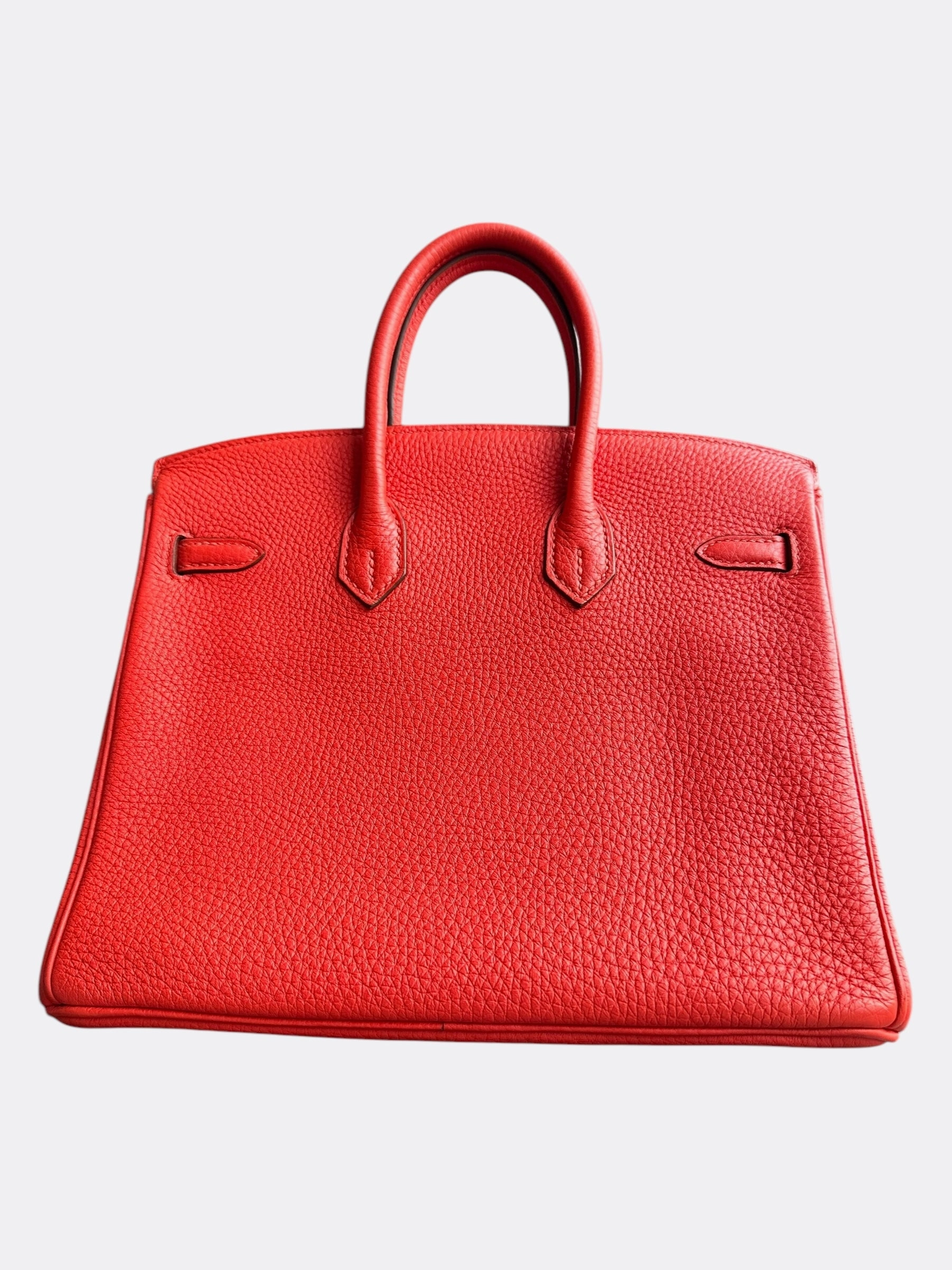 Hermes Capucines Red Togo Birkin 25