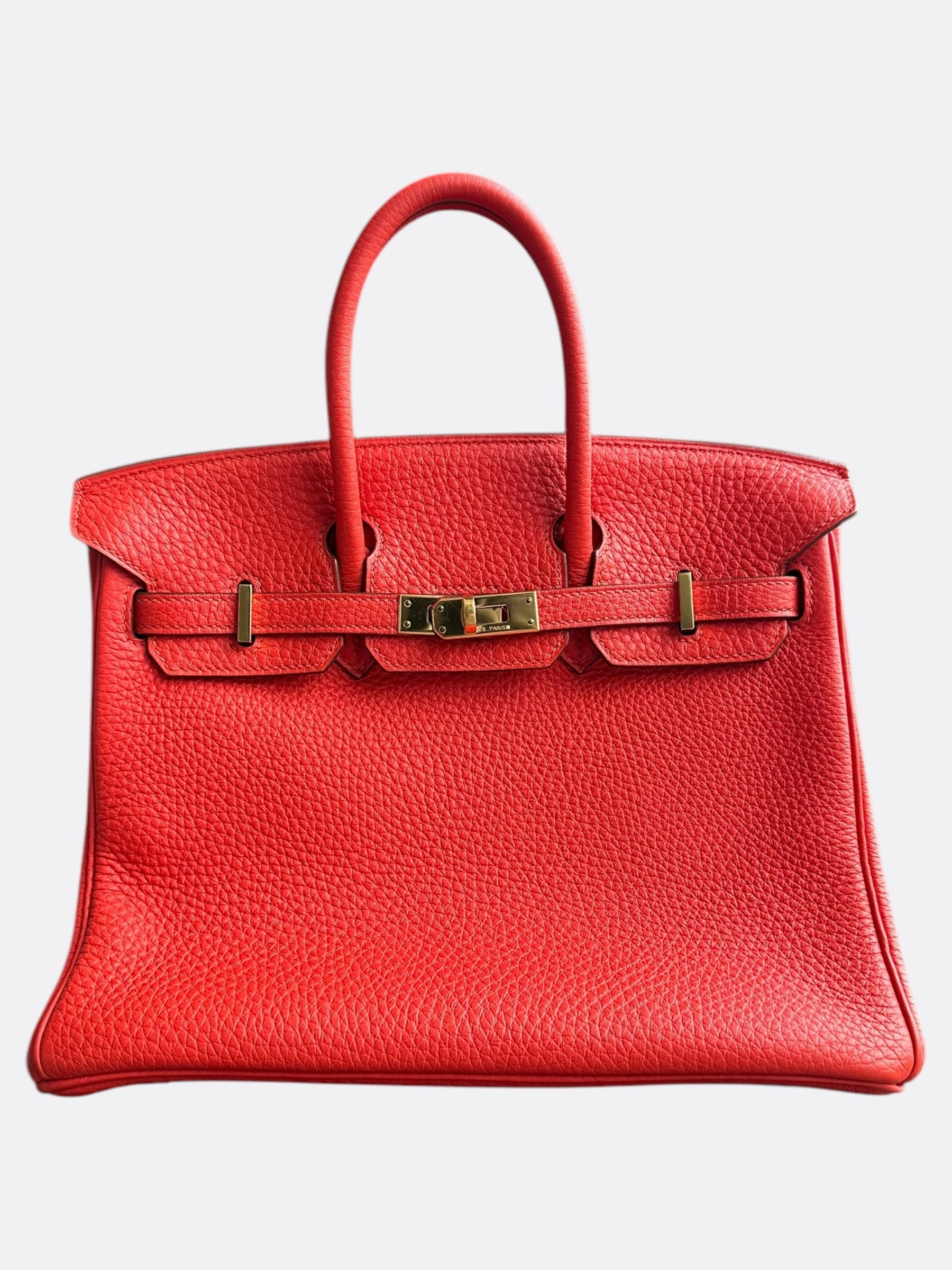 Hermes Capucines Red Togo Birkin 25