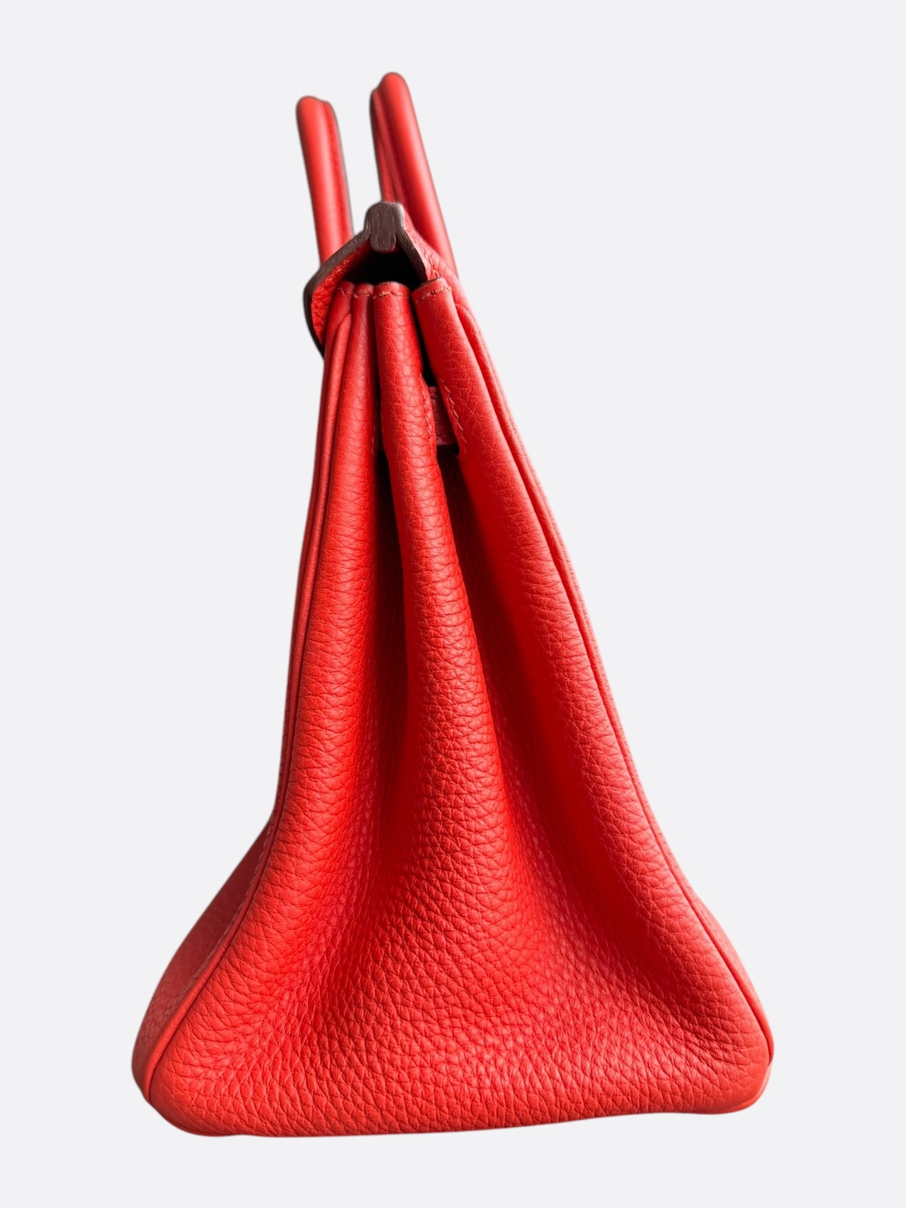 Hermes Capucines Red Togo Birkin 25