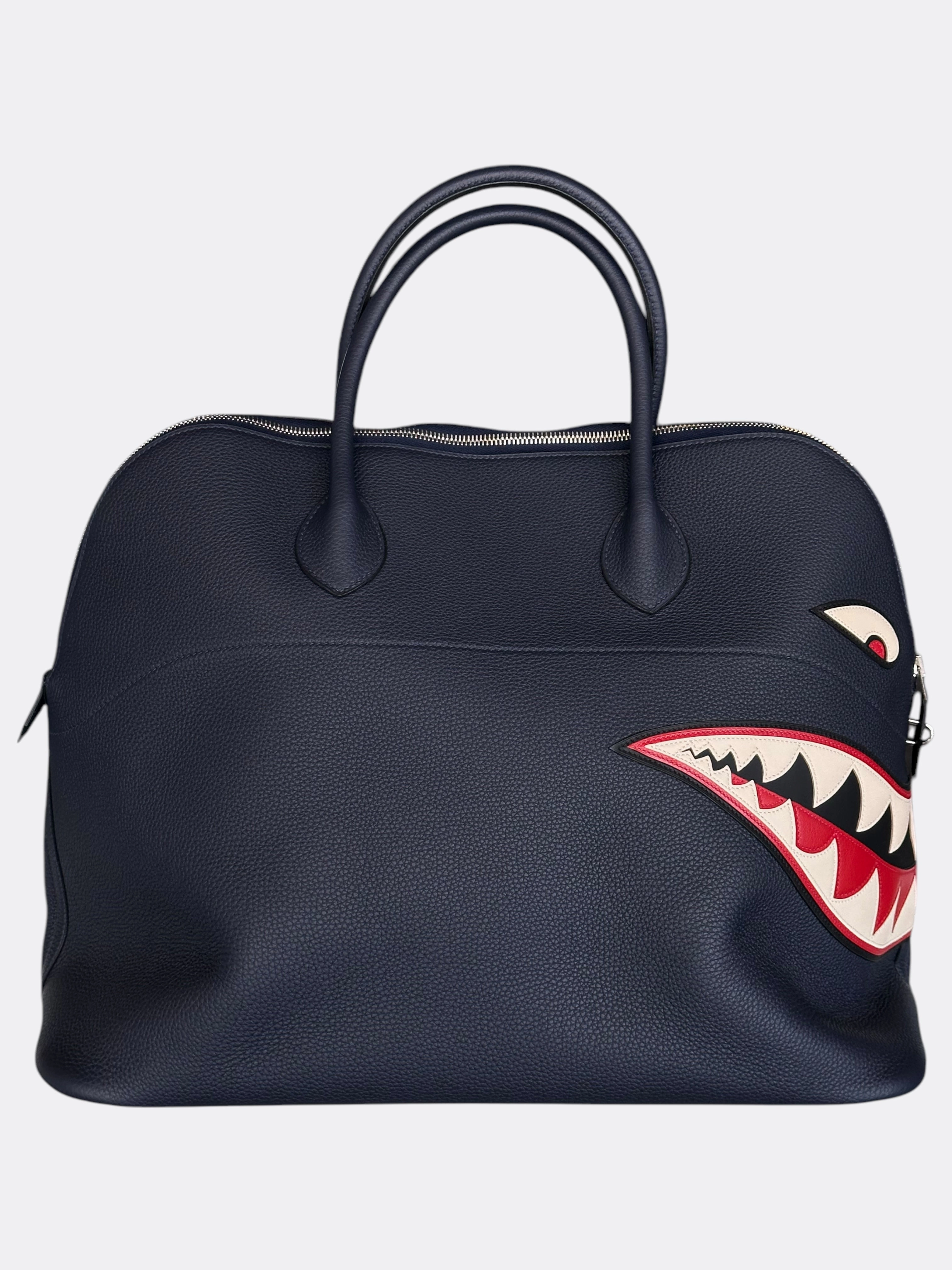 Hermes Indigo Blue Togo Monster Bolide 45