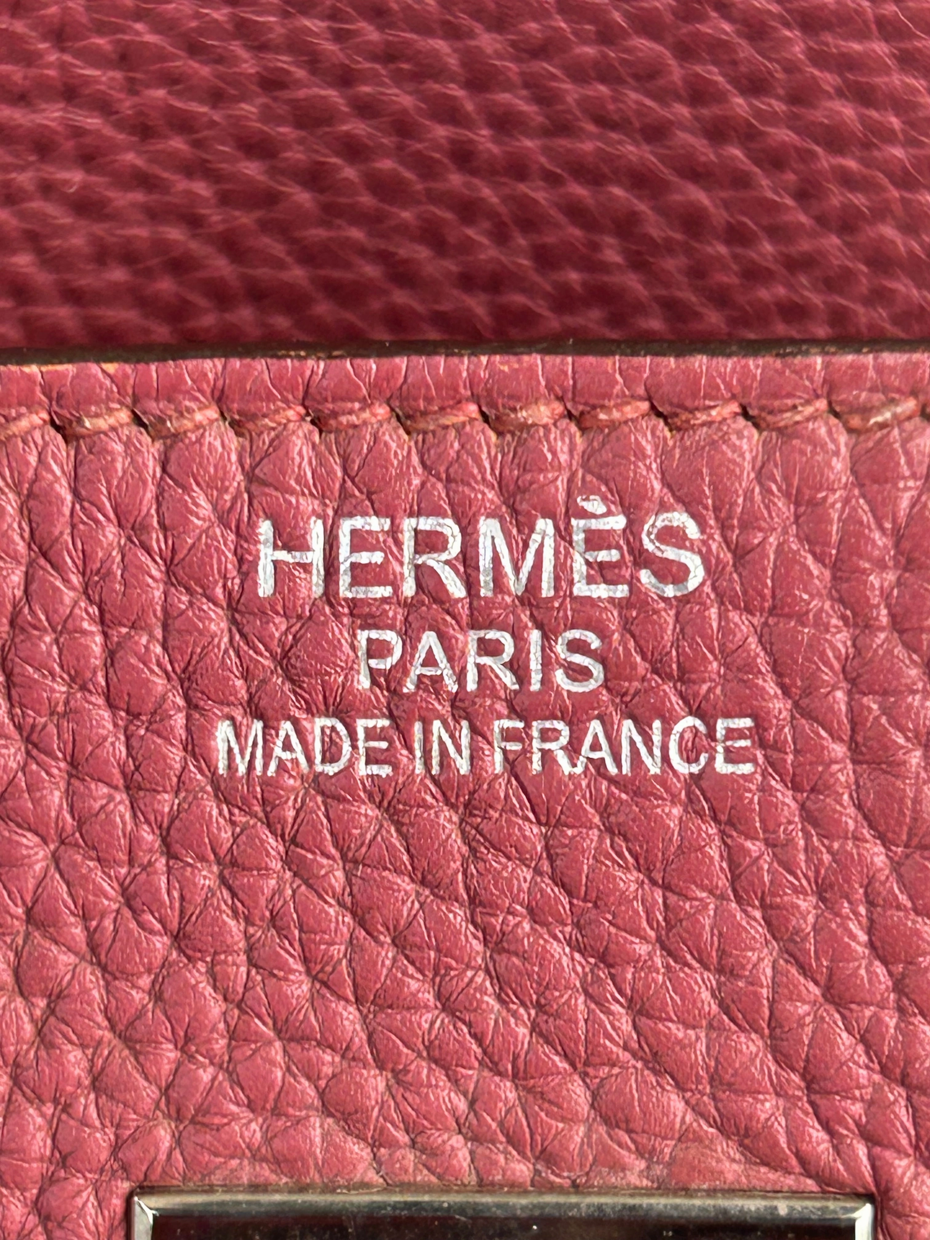 Hermes Maroon Togo Birkin 35