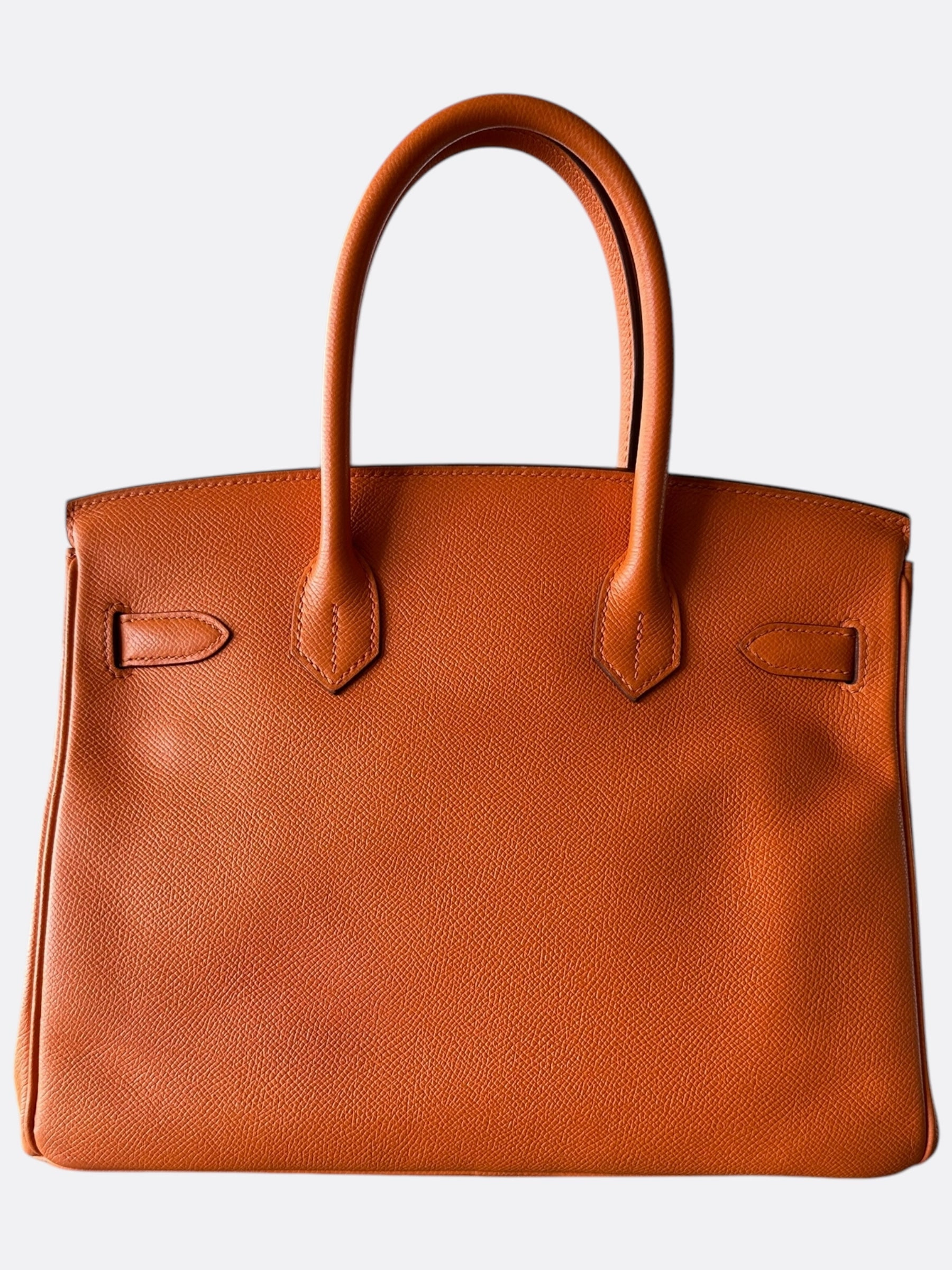 Hermes Orange Epsom Birkin 30