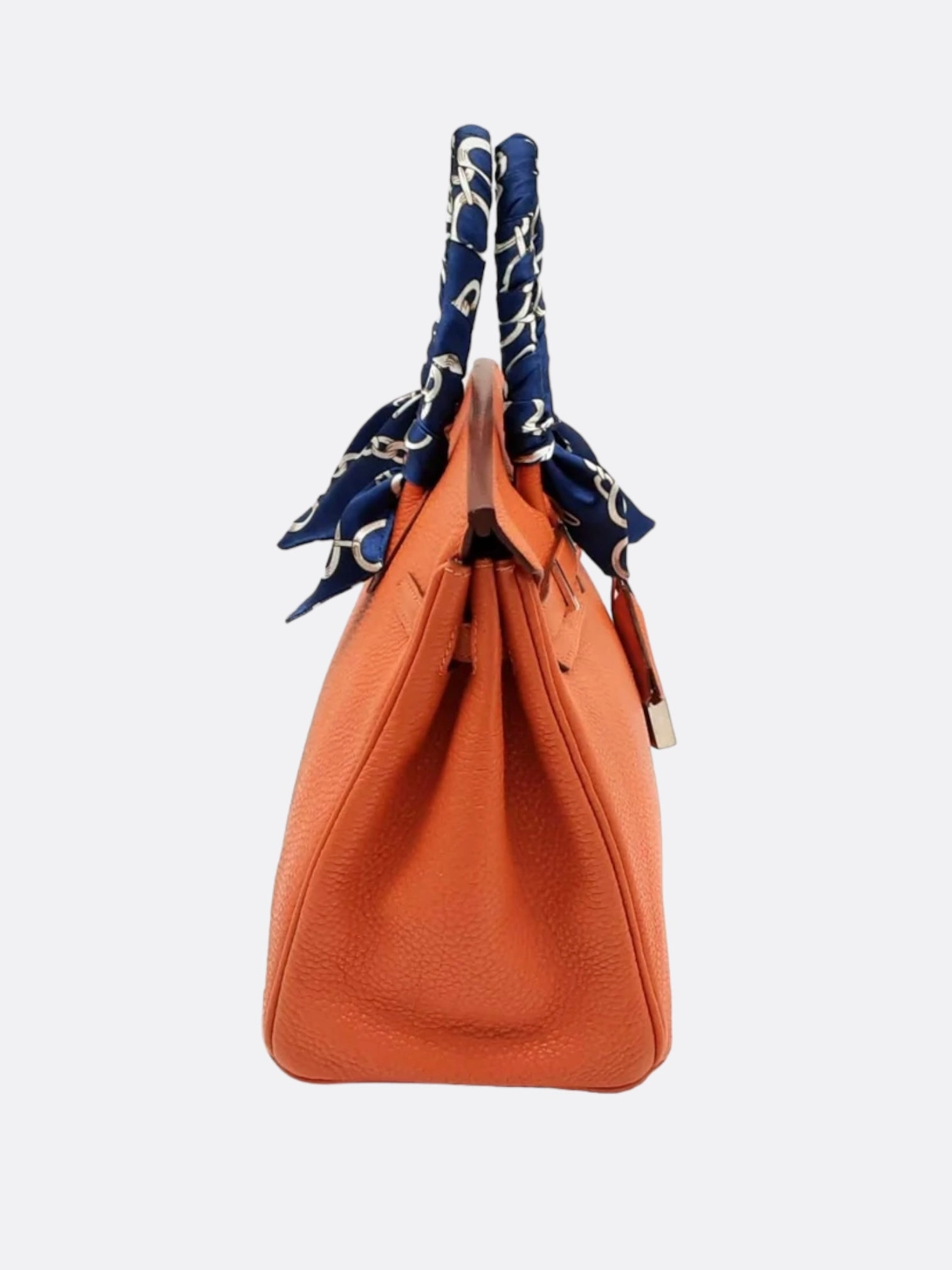 Hermes Orange Togo Birkin 25