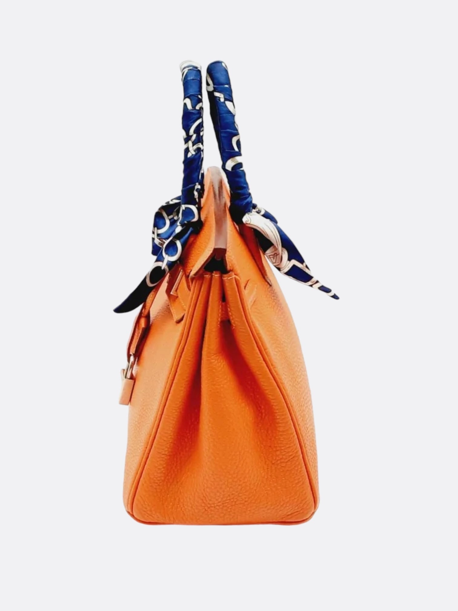Hermes Orange Togo Birkin 25