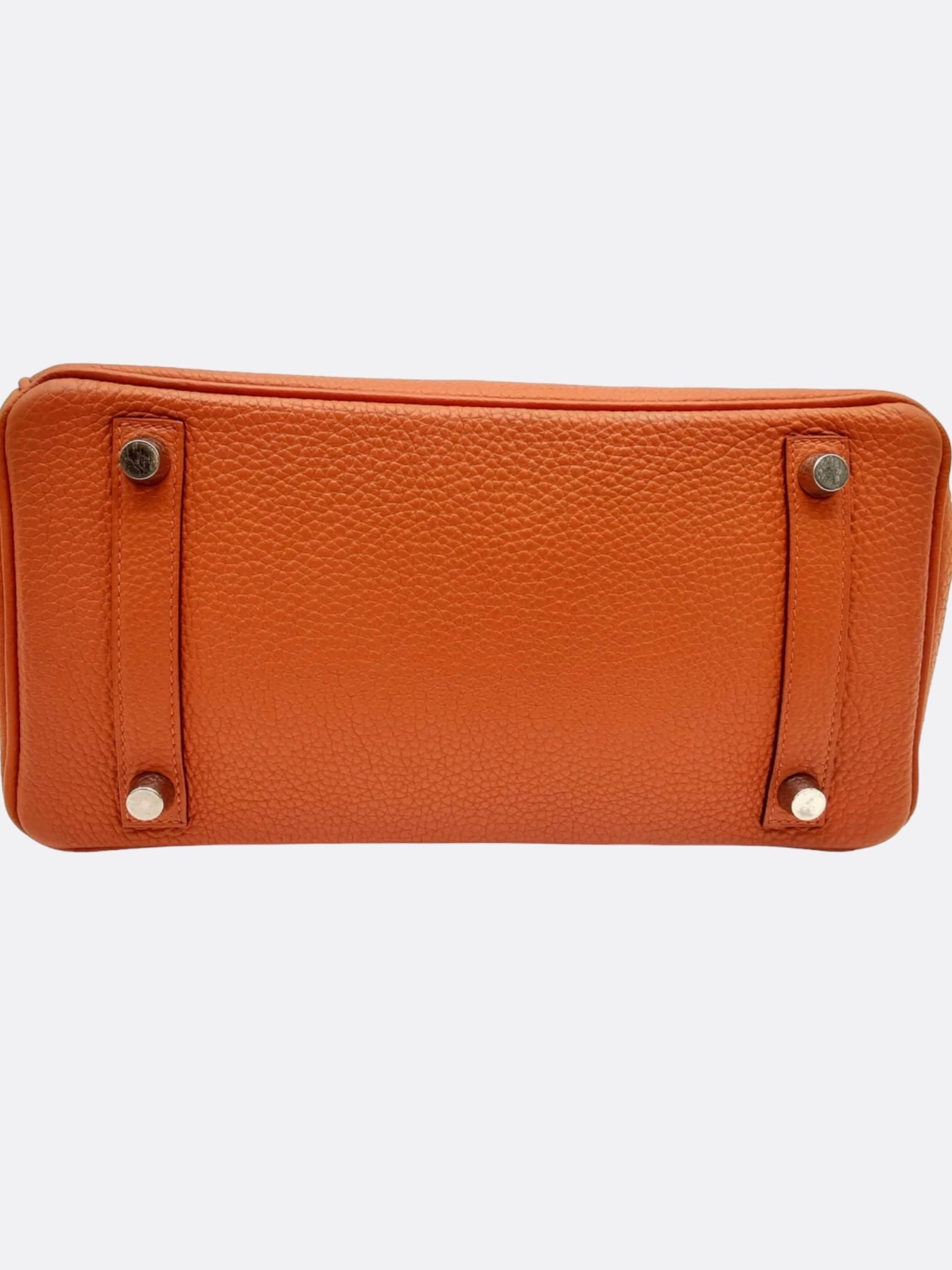 Hermes Orange Togo Birkin 25