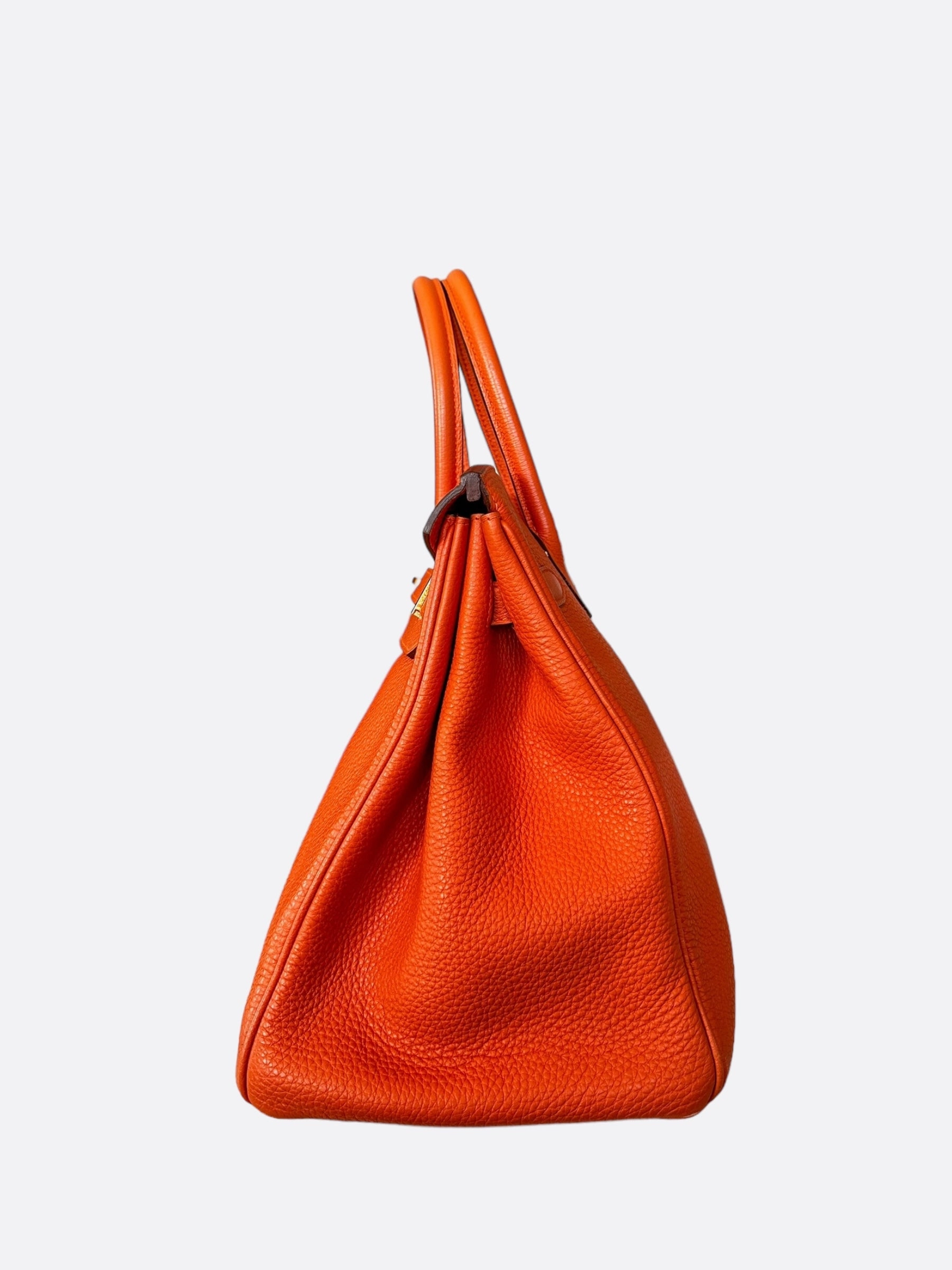 Hermes Orange Togo GHW Birkin 35