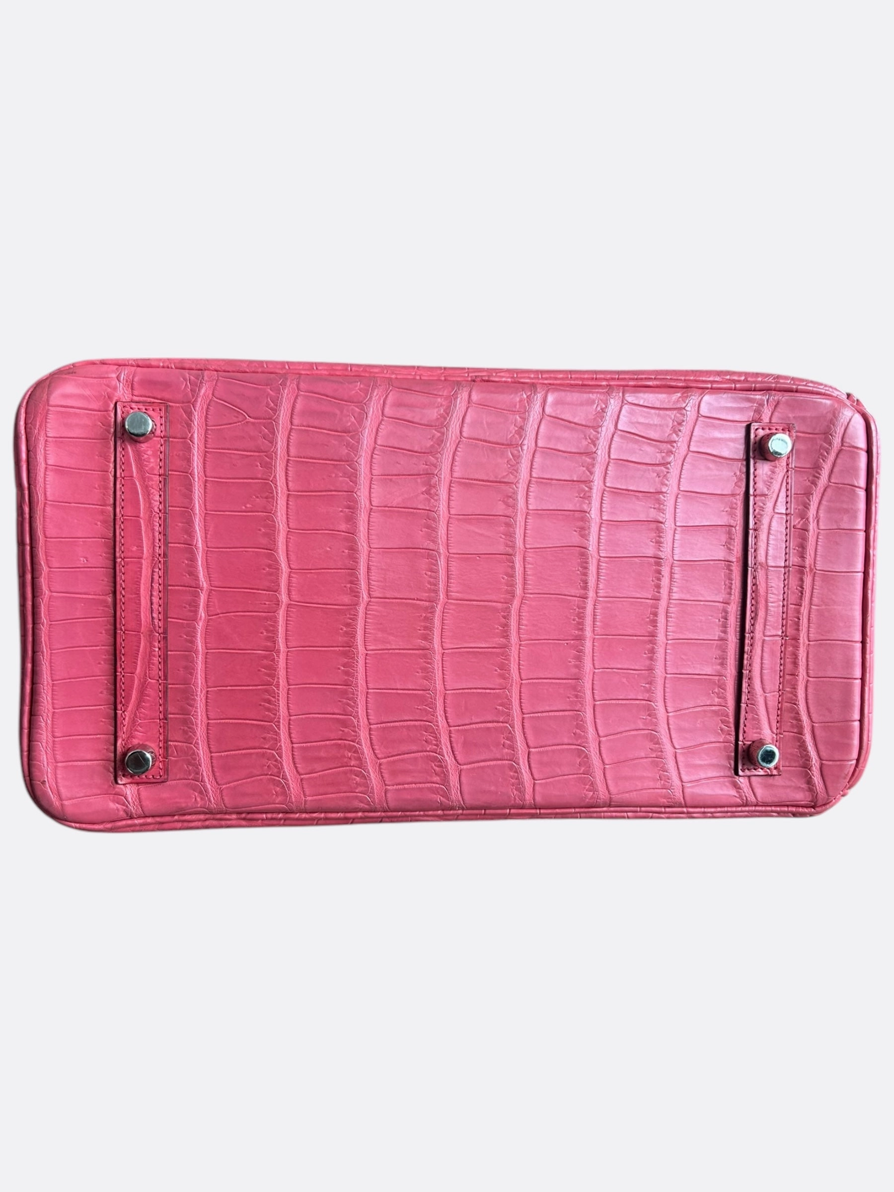 Hermes Pink Crocodile Birkin 35
