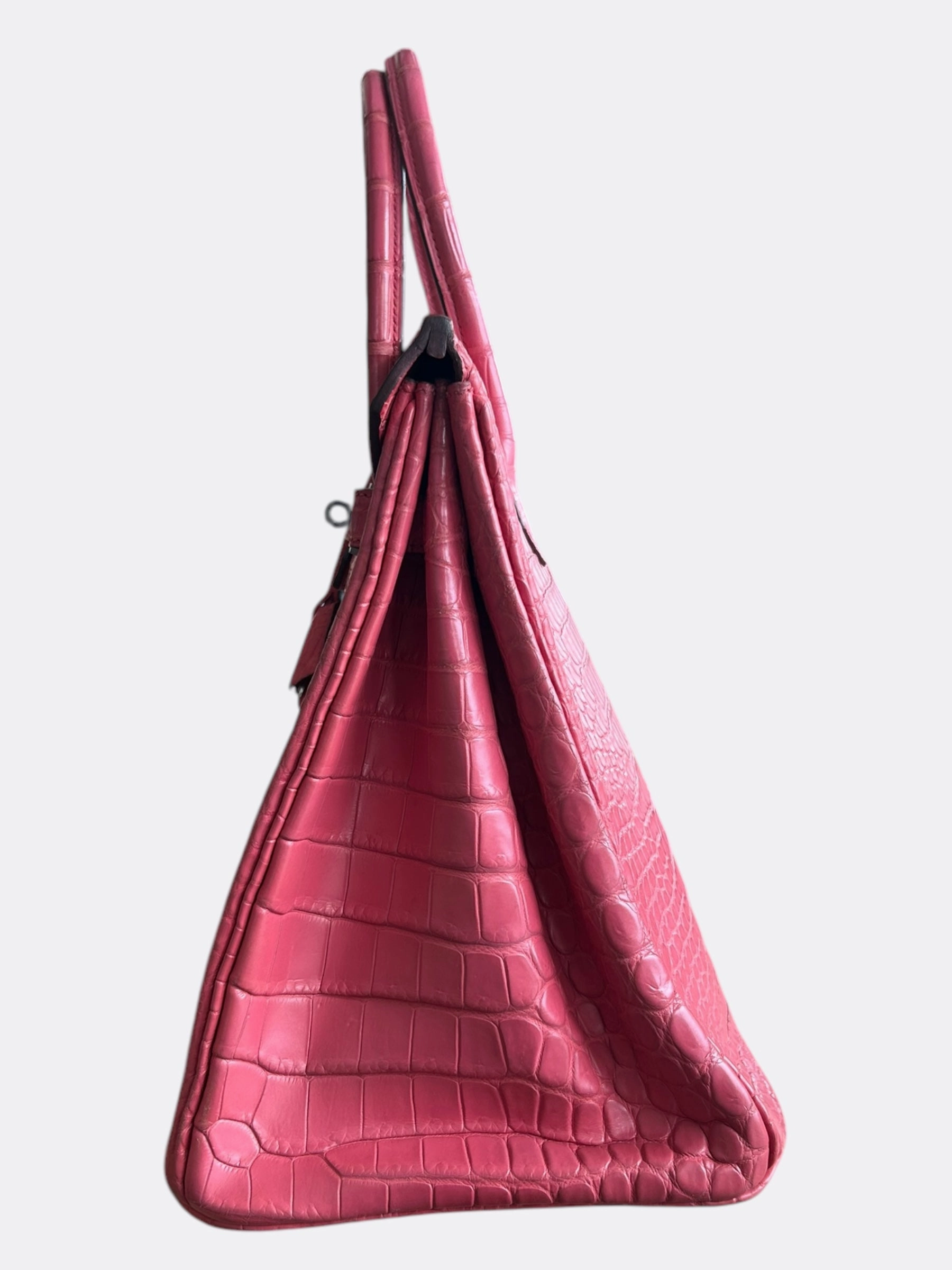 Hermes Pink Crocodile Birkin 35