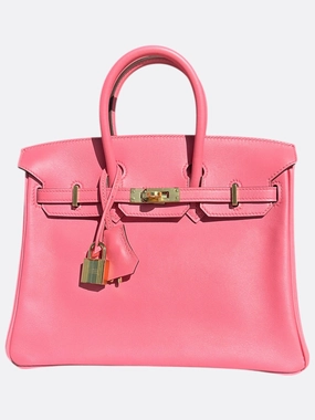 Hermes Pink Swift Birkin 25