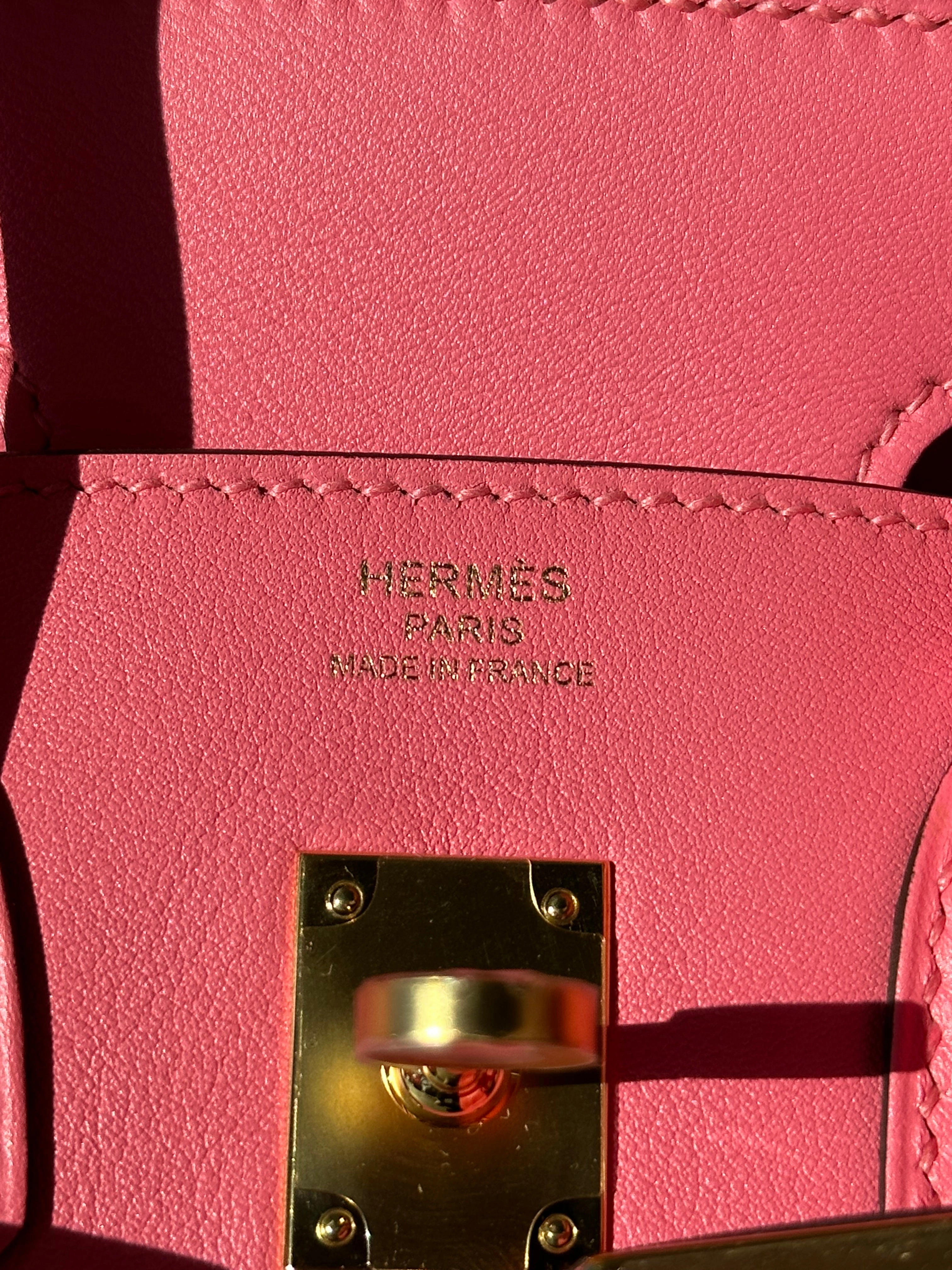 Hermes Pink Swift Birkin 25