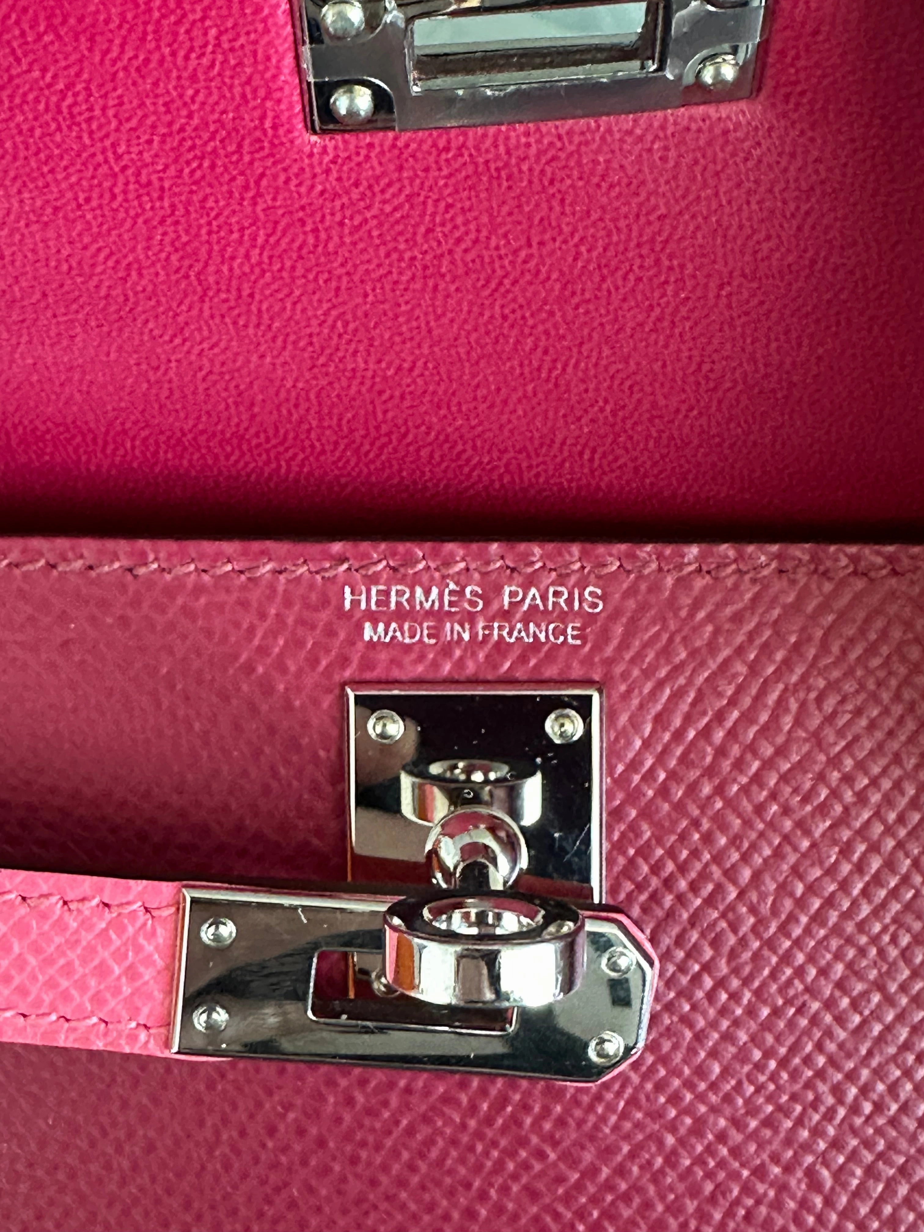 Hermes Tri Color Epsom Mini Kelly 20