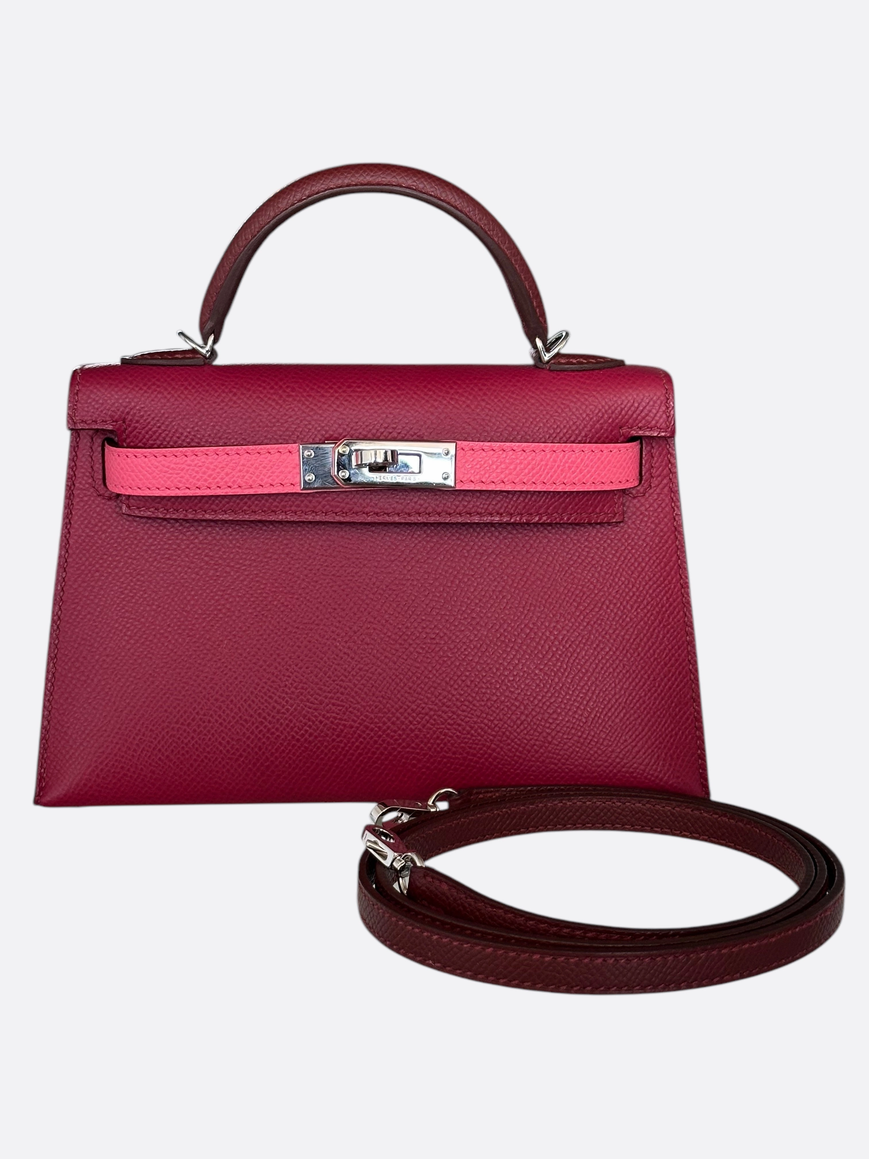 Hermes Tri Color Epsom Mini Kelly 20