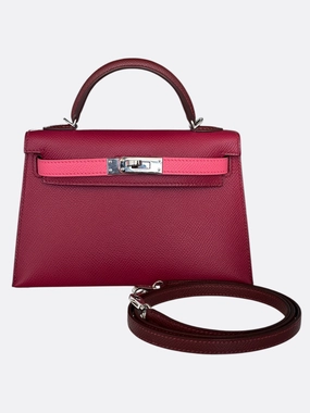 Hermes Tri Color Epsom Mini Kelly 20