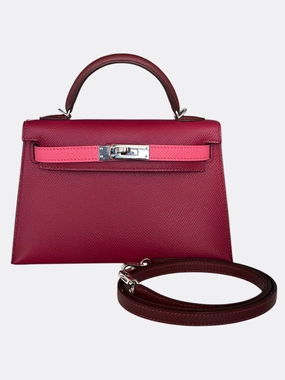Hermes Tri Color Epsom Mini Kelly 20