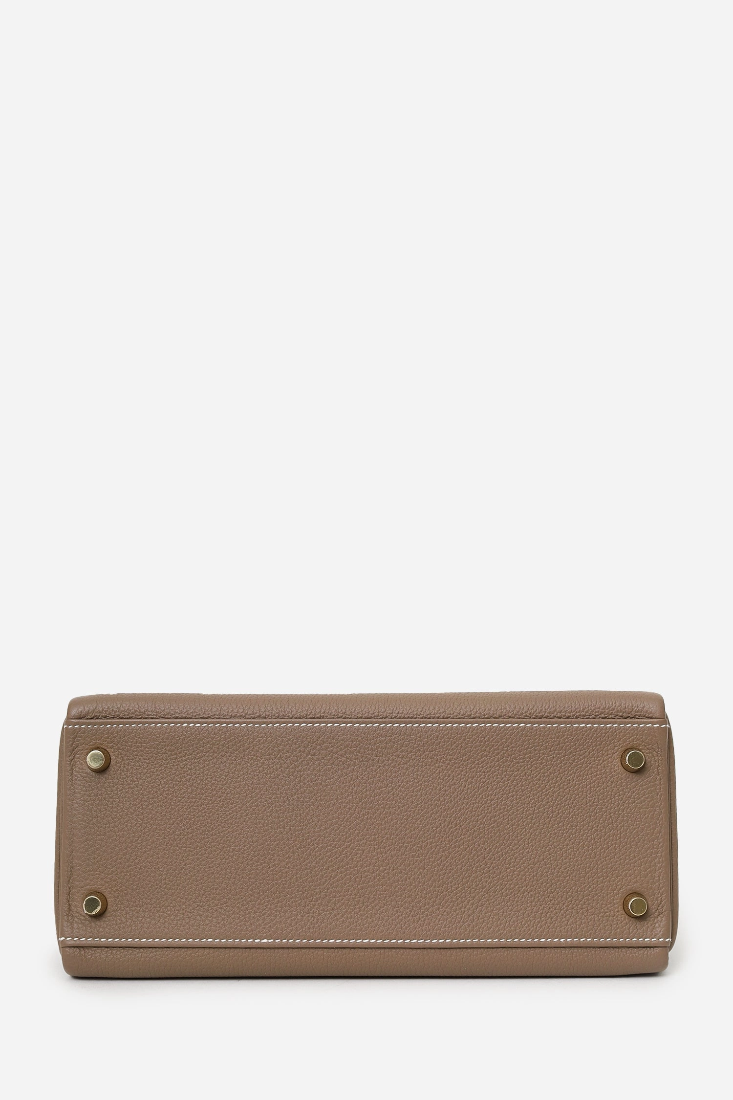 Herms 2022 Etoupe Togo Leather Kelly II Retourne 28 with Strap