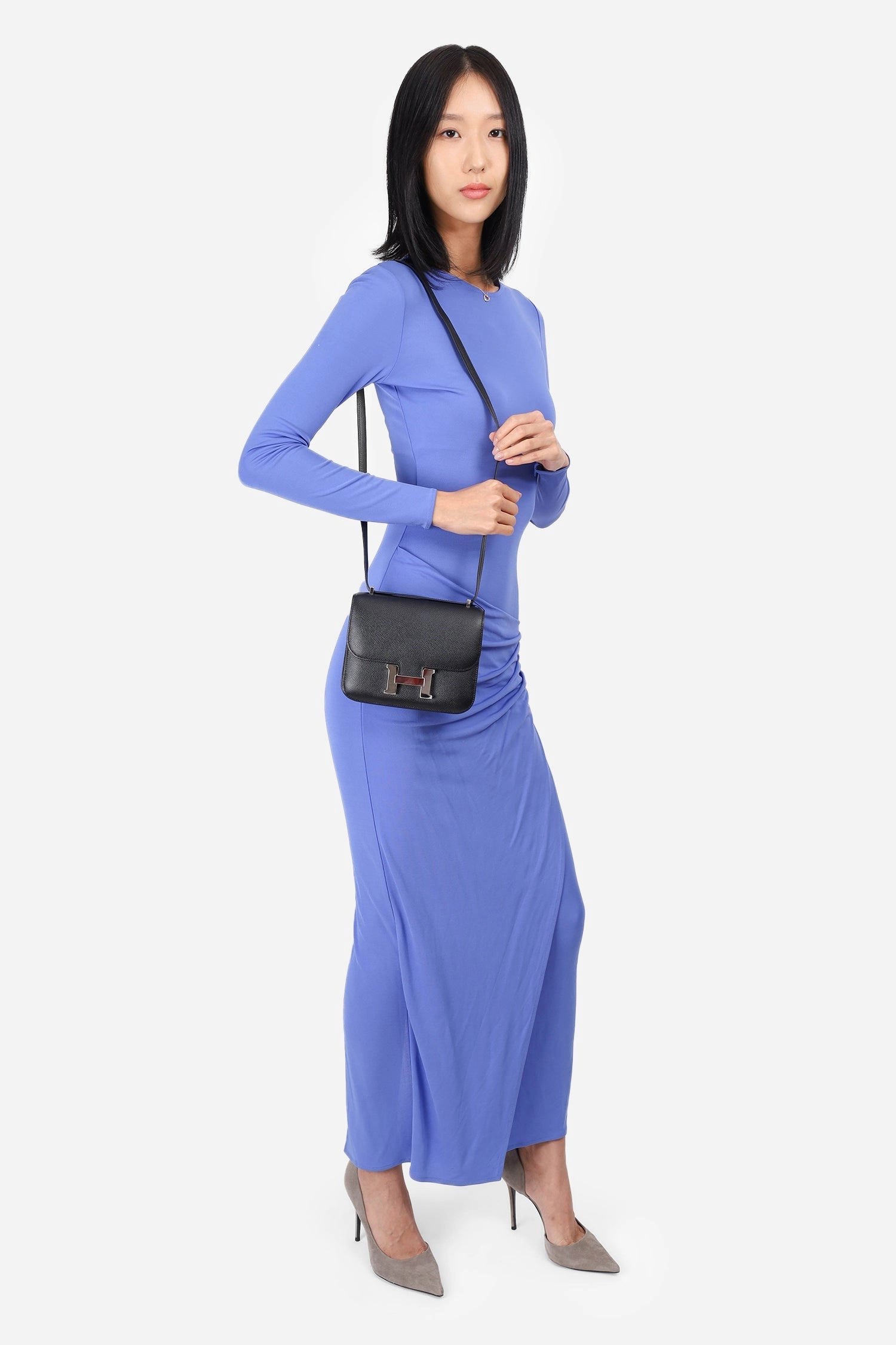 Herms 2023 Epsom Leather Constance 19 Crossbody