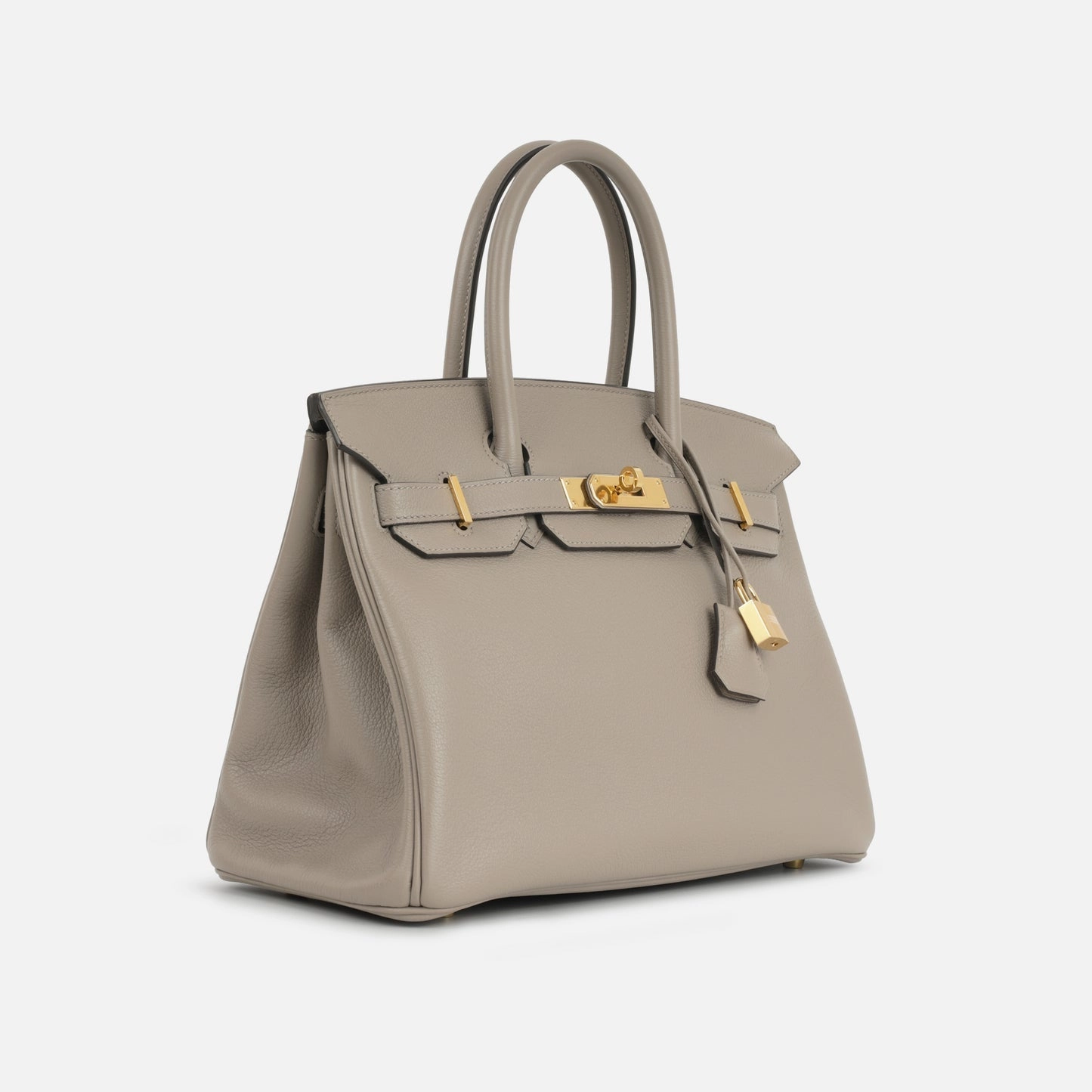 Herms - Birkin 30 - Gris Asphalt Taurillion Novillo GHW - 2019 - Pre-Loved