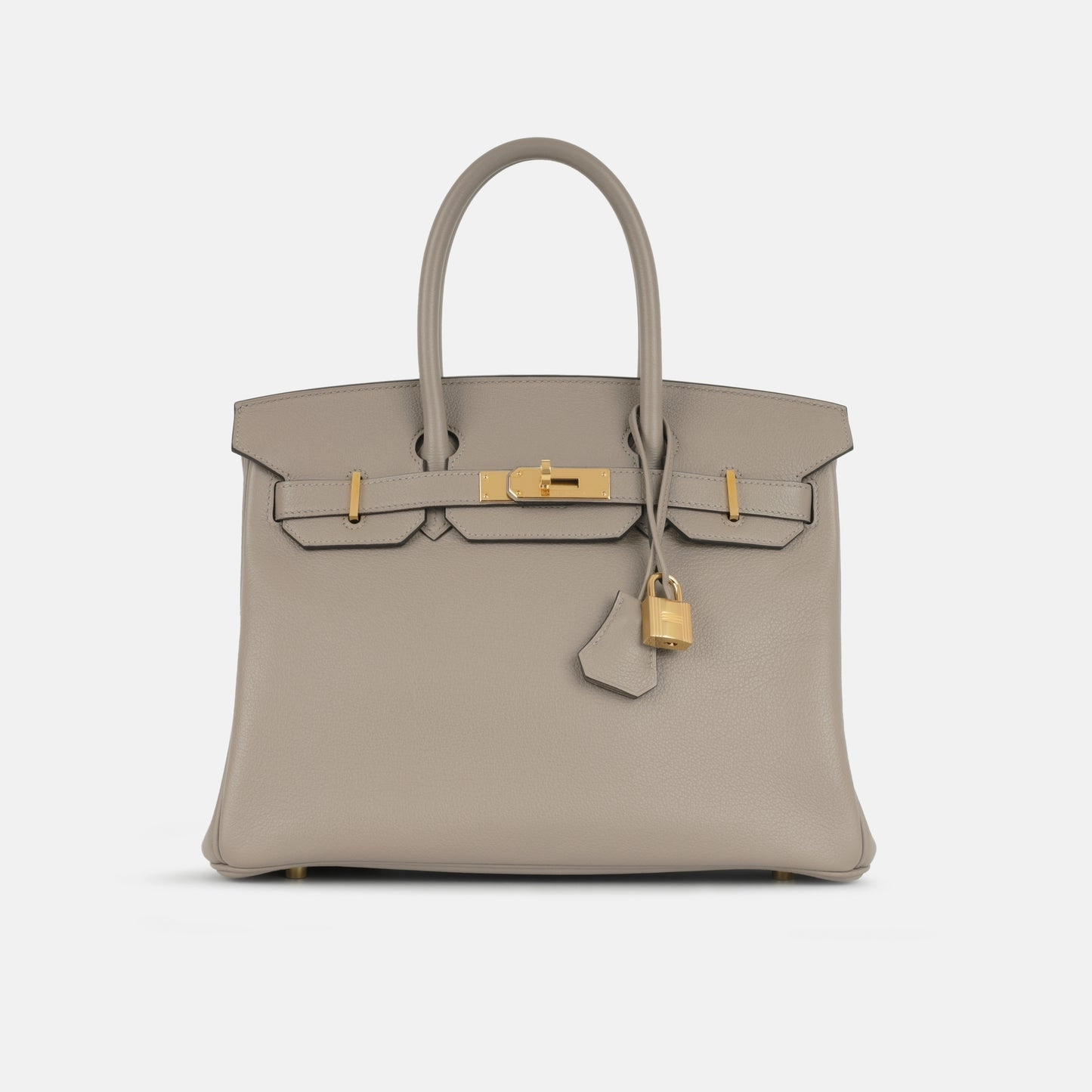 Herms - Birkin 30 - Gris Asphalt Taurillion Novillo GHW - 2019 - Pre-Loved