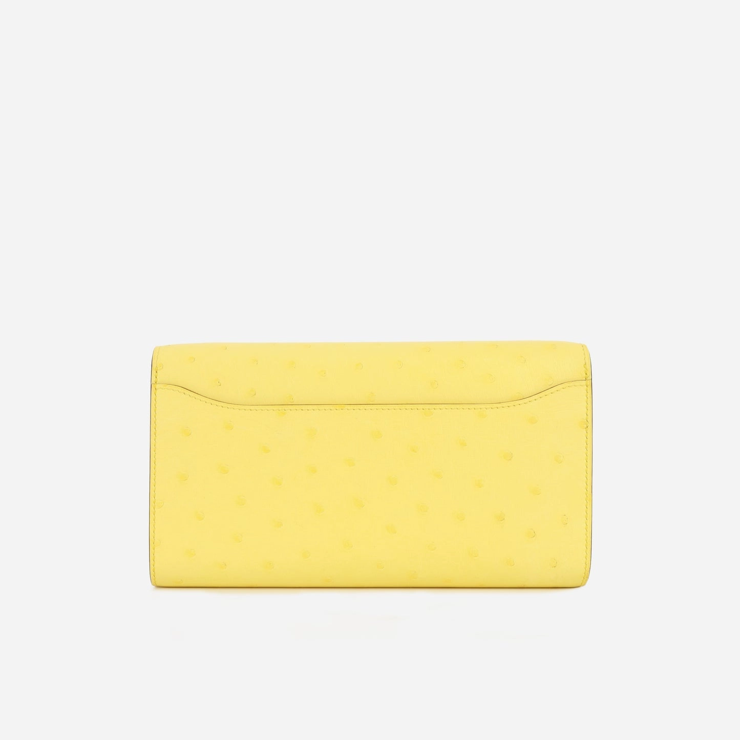 Herms - Constance To Go - Jaune Citron Ostrich PHW - Brand New - 2024