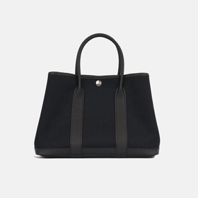 Herms - Garden Party 30 - Noir Canvas/Negonda Leather - PHW - 2024 - Brand New
