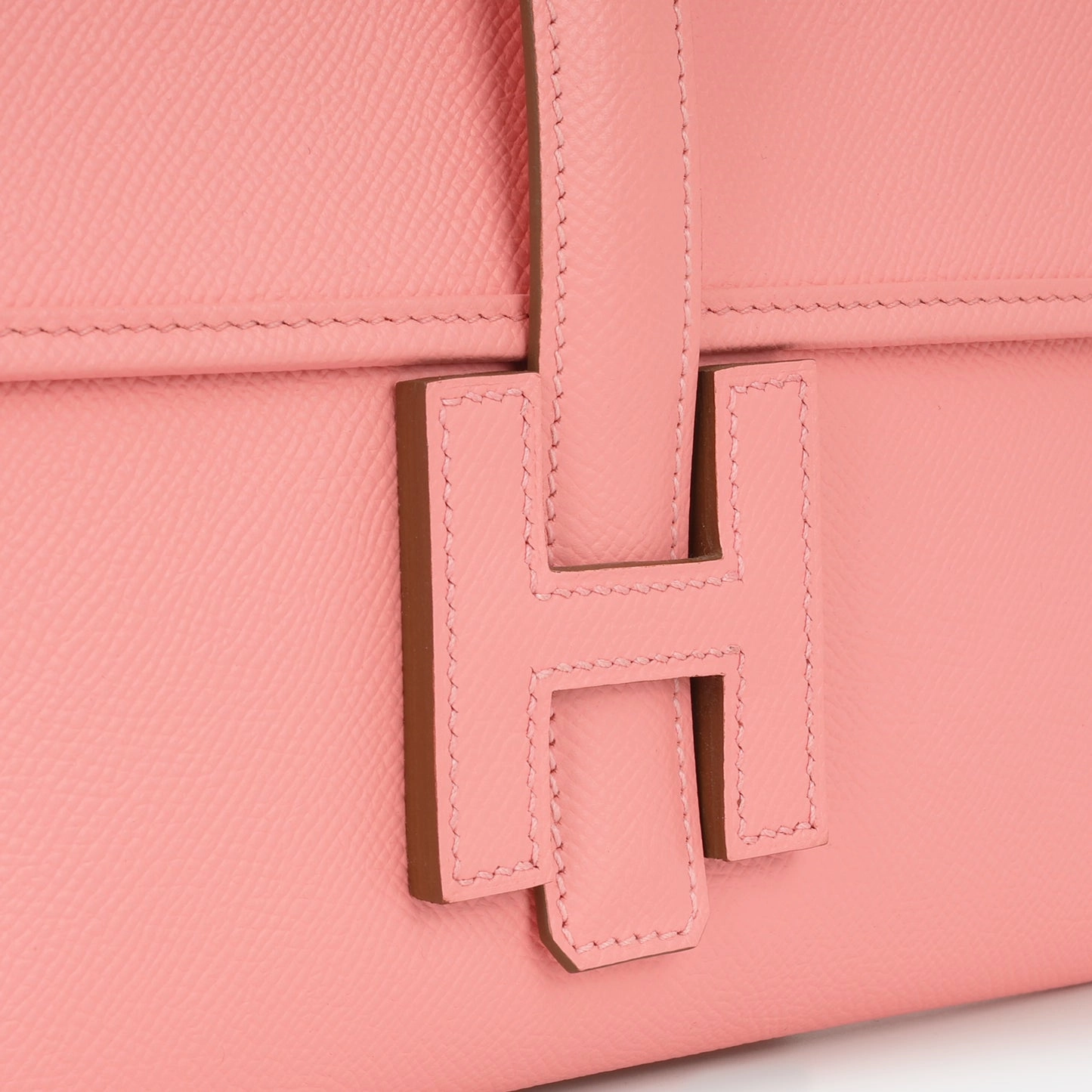 Herms - Jige Clutch 29 - Rose Confetti Epsom - 2014 - Pre-Loved