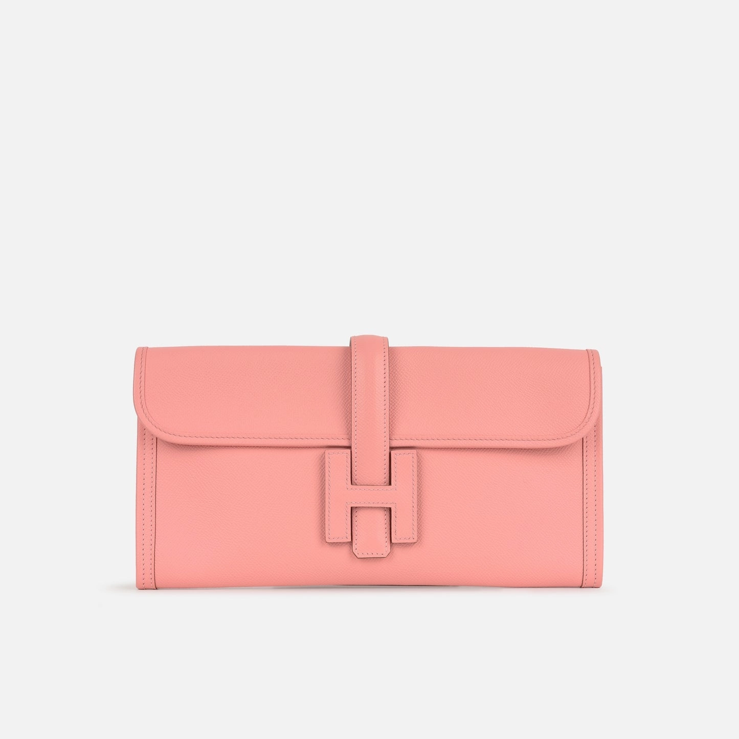 Herms - Jige Clutch 29 - Rose Confetti Epsom - 2014 - Pre-Loved