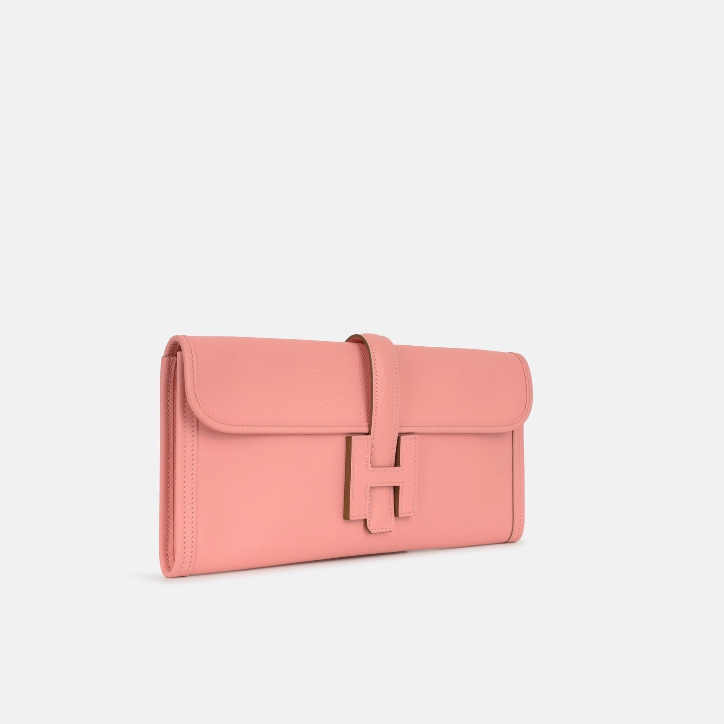Herms - Jige Clutch 29 - Rose Confetti Epsom - 2014 - Pre-Loved