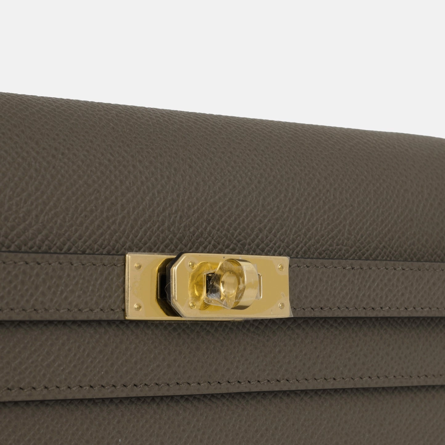 Herms - Kelly To Go Wallet - Gris Etain Epsom GHW - 2025 - Brand New